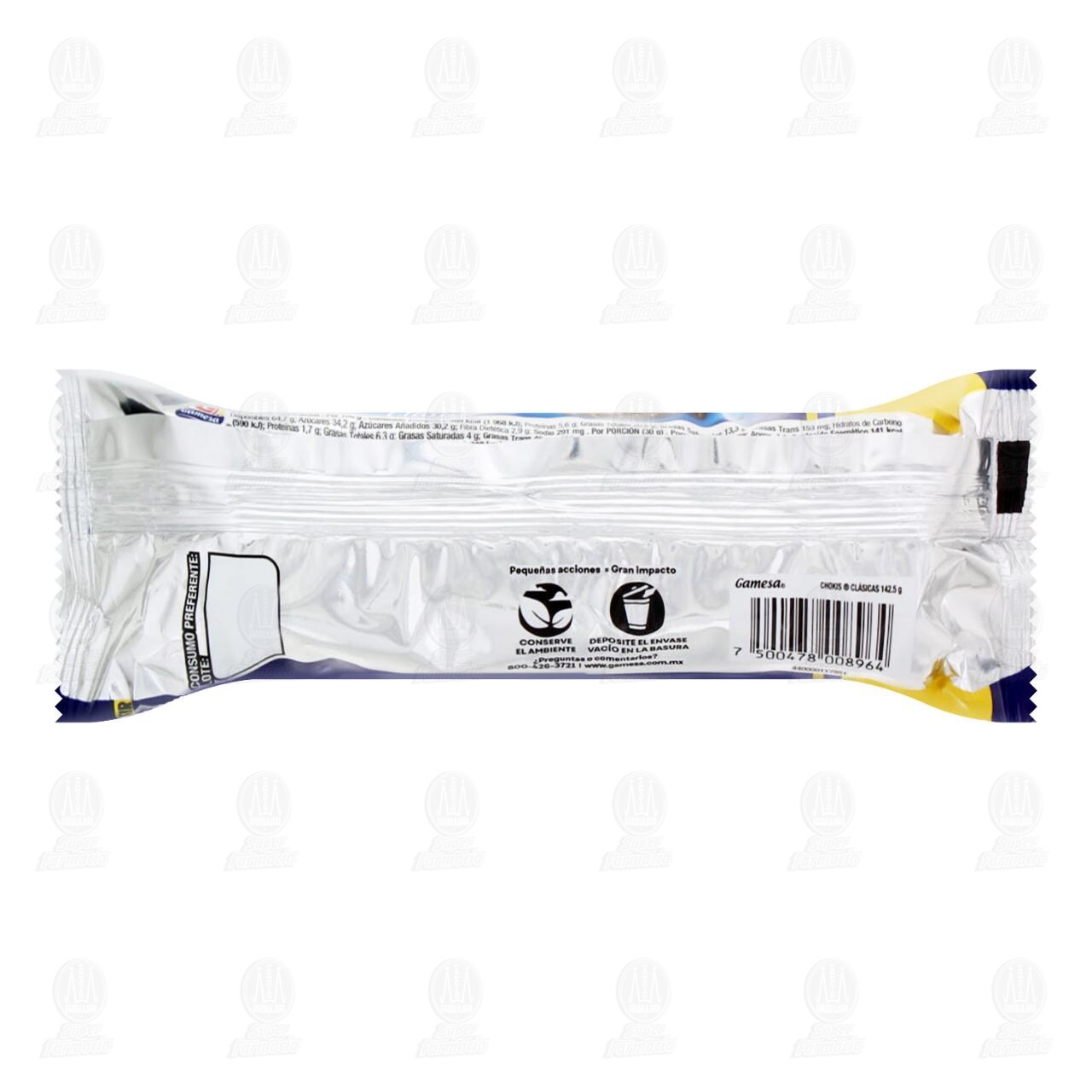 Galleta Chokis Cl&aacute;sica Sabor a Chocolate, 142.5 gr. image number 1