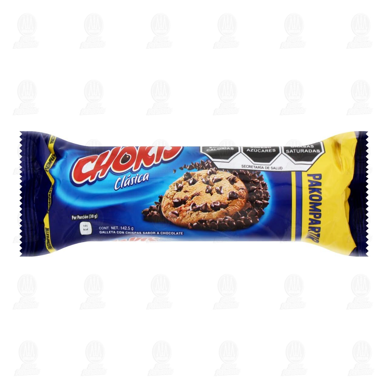 Galleta Chokis Cl&aacute;sica Sabor a Chocolate, 142.5 gr.