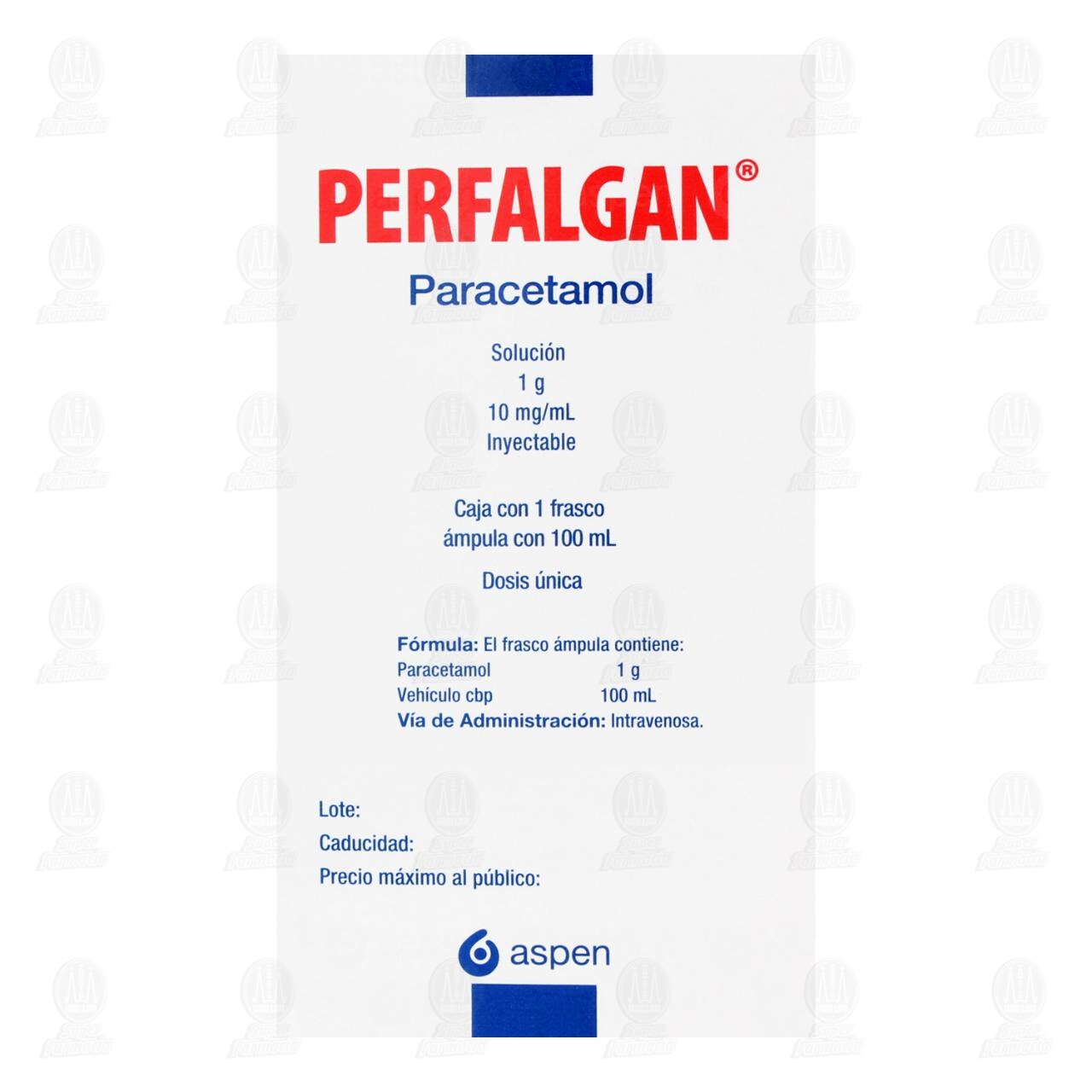 Perfalgan 1 gr Soluci&oacute;n Inyectable, 1 &Aacute;mpula. image number 2