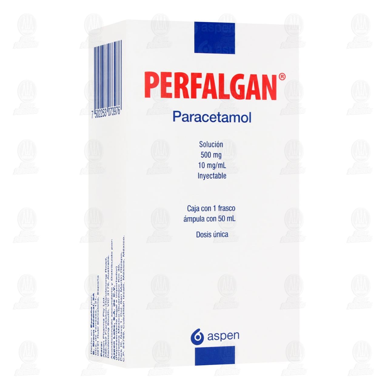 Imagen para Perfalgan 500 mg Solución, 50 ml.