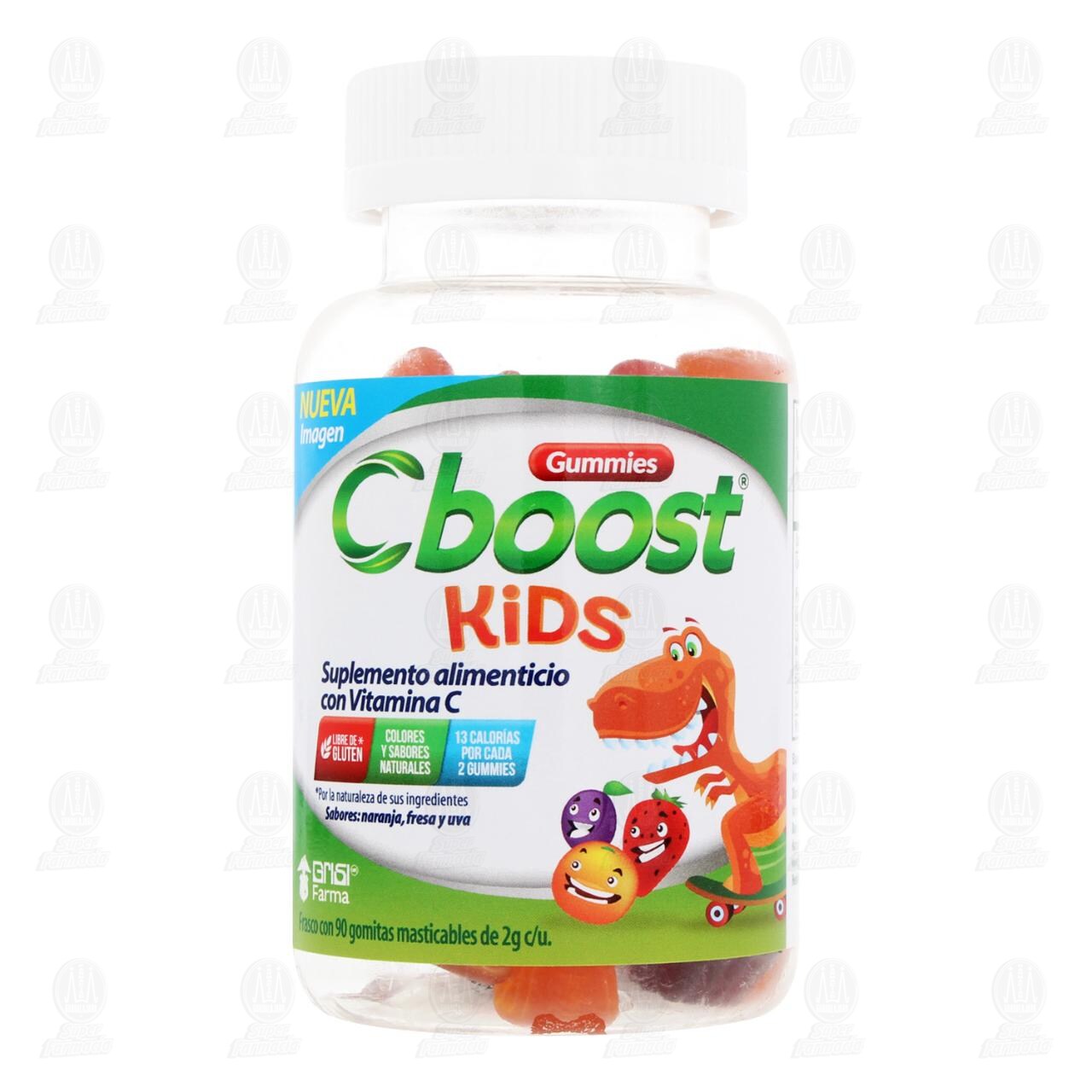 C-Boost Kids Suplemento Alimenticio con Vitamina C Varios Sabores 2 gr, 90 Gomitas. image number 1