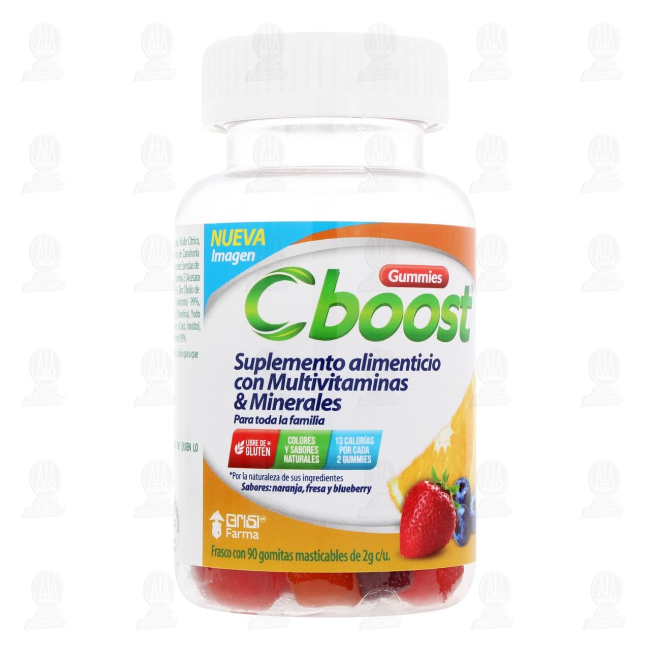 C-Boost 2 gr Suplemento Alimenticio Varios Sabores, 90 gomitas. image number 0