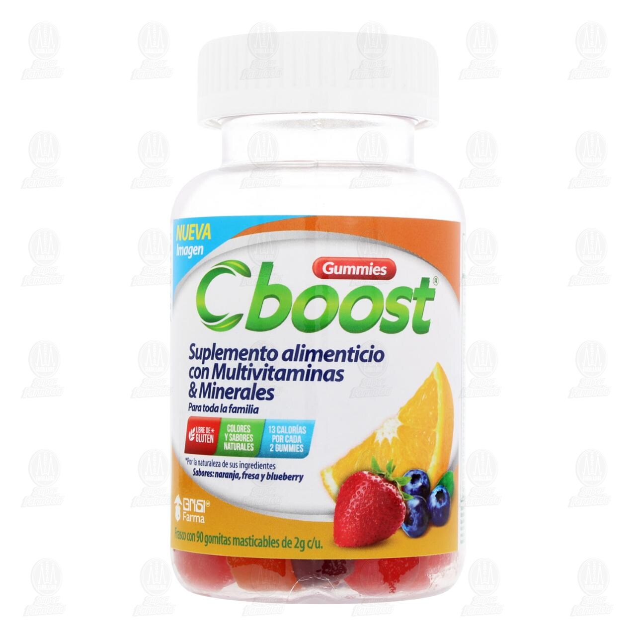 C-Boost 2 gr Suplemento Alimenticio Varios Sabores, 90 gomitas. image number 1
