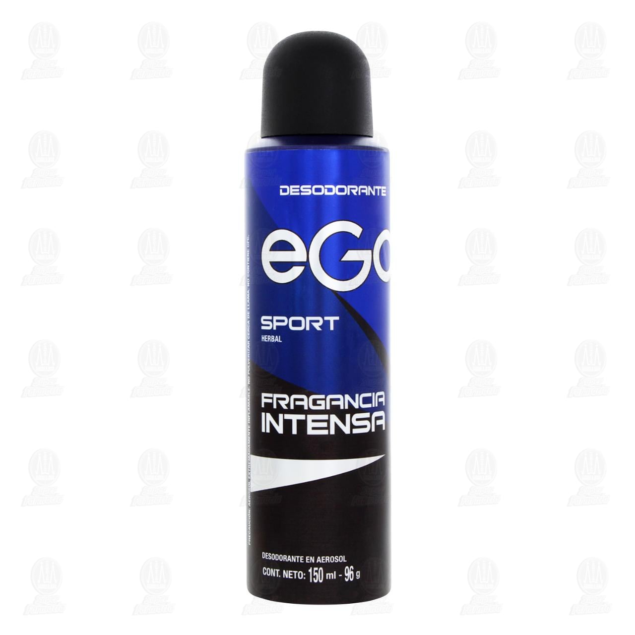 Desodorante Ego Sport en Aerosol, 150 ml. image number 0