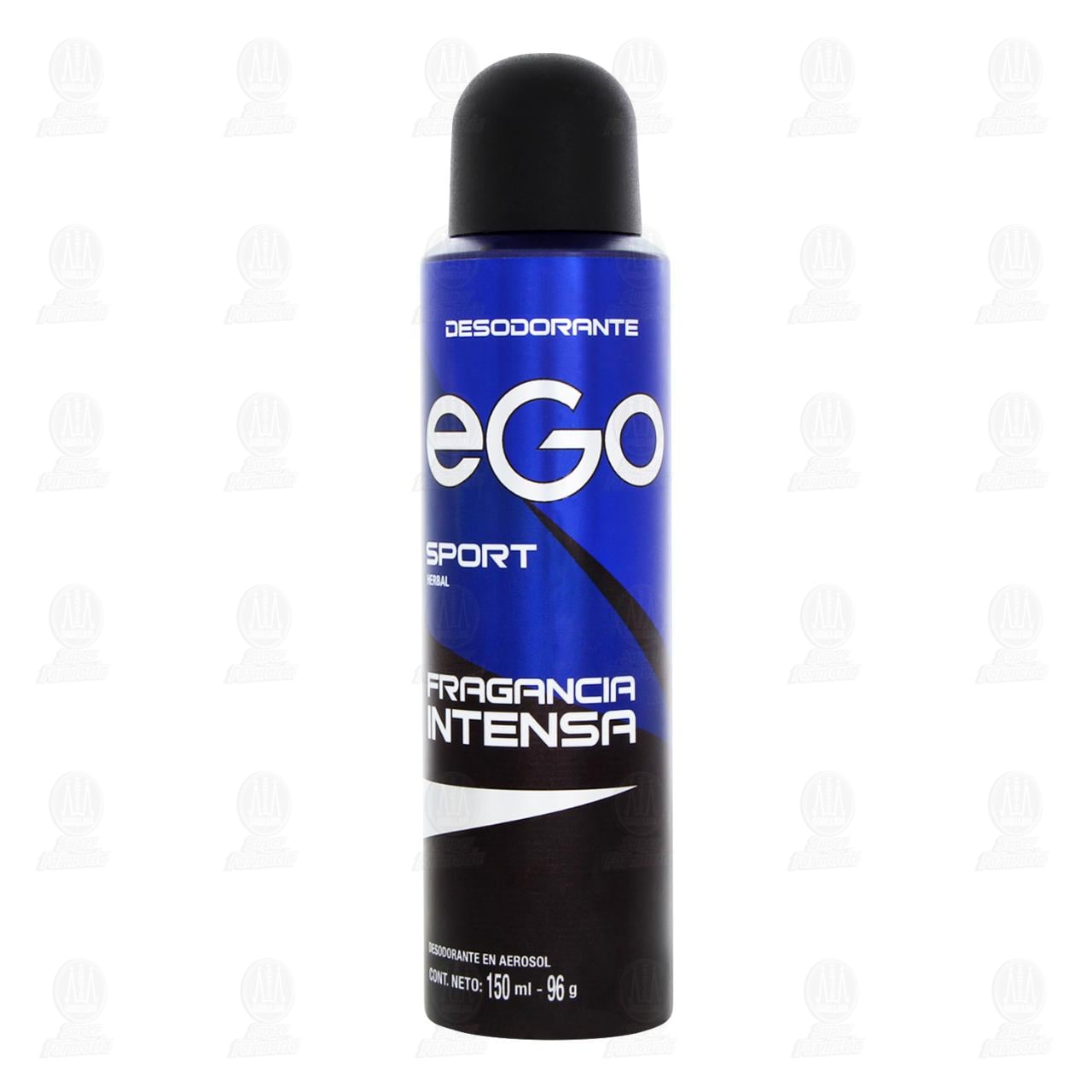 Desodorante Ego Sport en Aerosol, 150 ml. image number 1