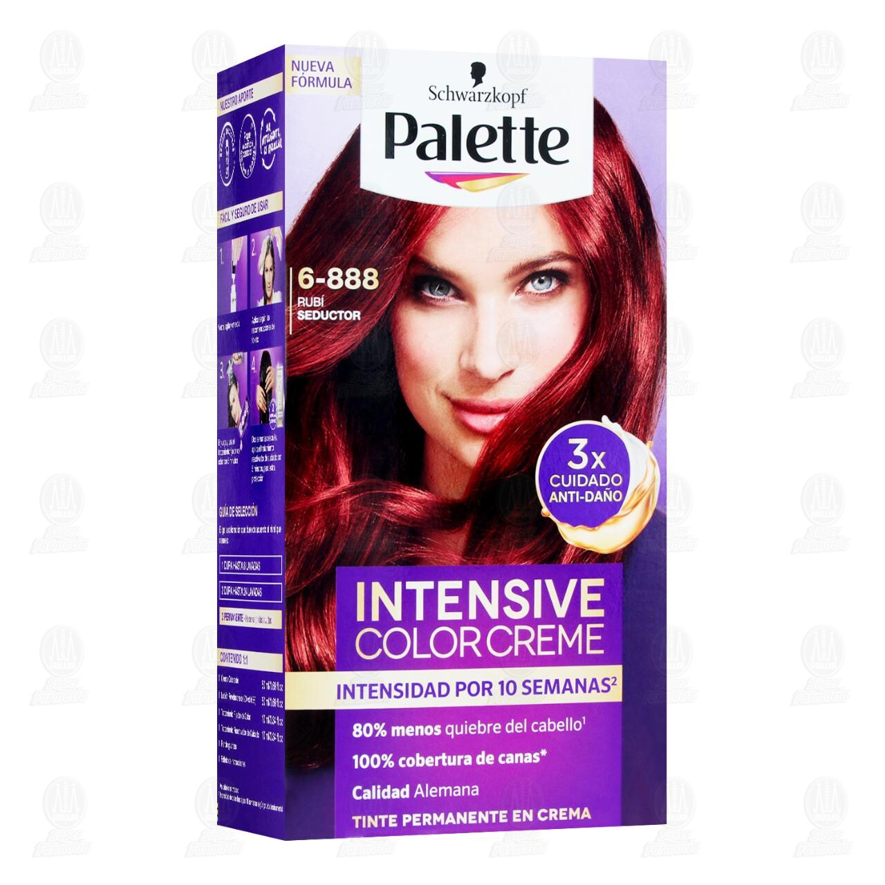 Tinte Palette Intensive Color Creme Rub&iacute; Seductor (6-888), 1 pz. image number 0