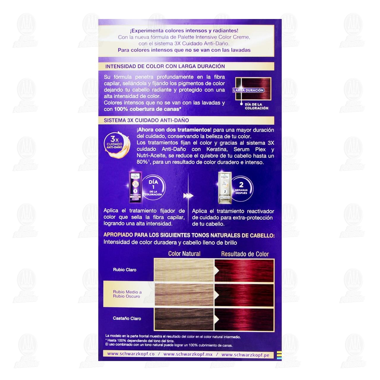 Tinte Palette Intensive Color Creme Rub&iacute; Seductor (6-888), 1 pz. image number 2