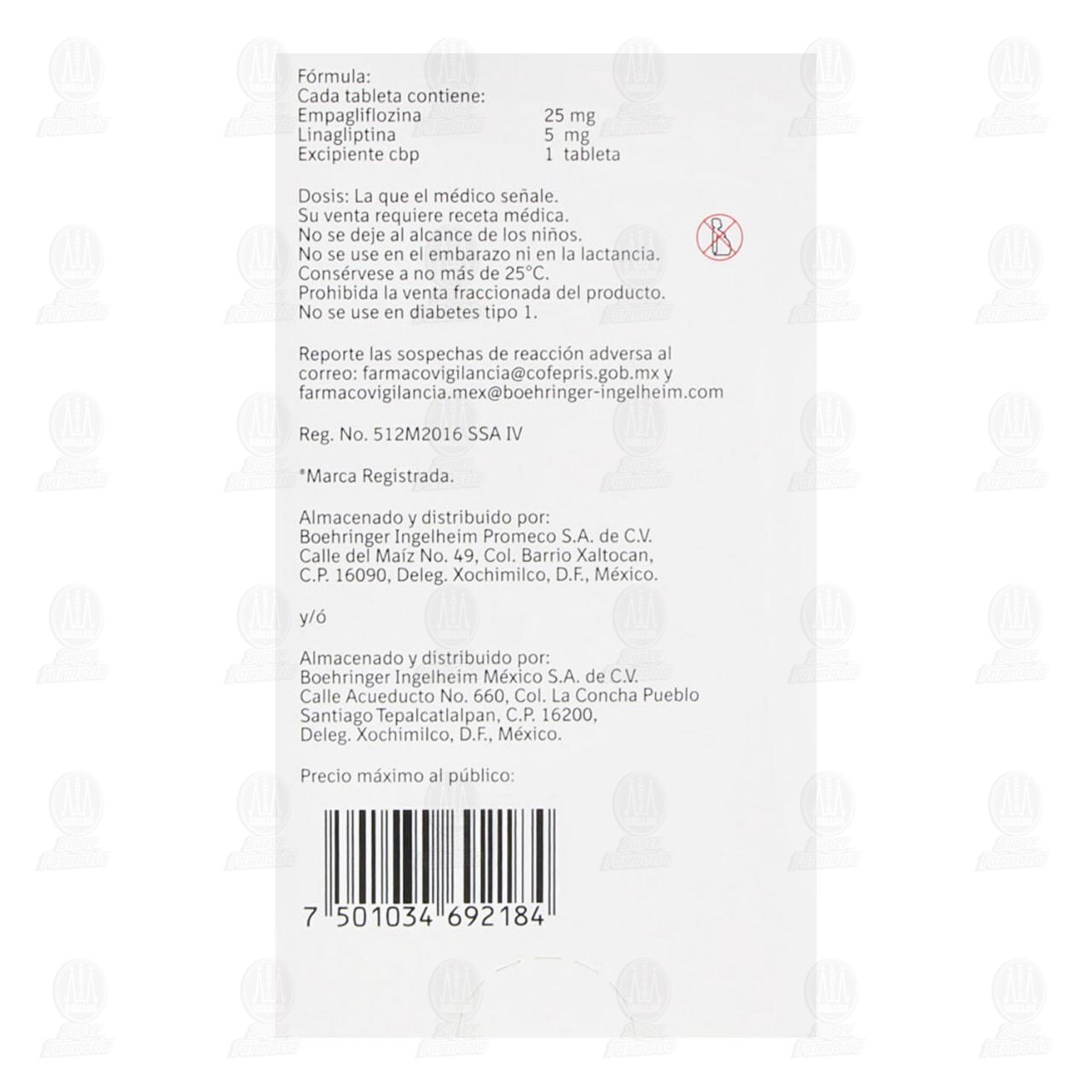 Jardianz DPP 25mg/5mg, 30 Tabletas. image number 2