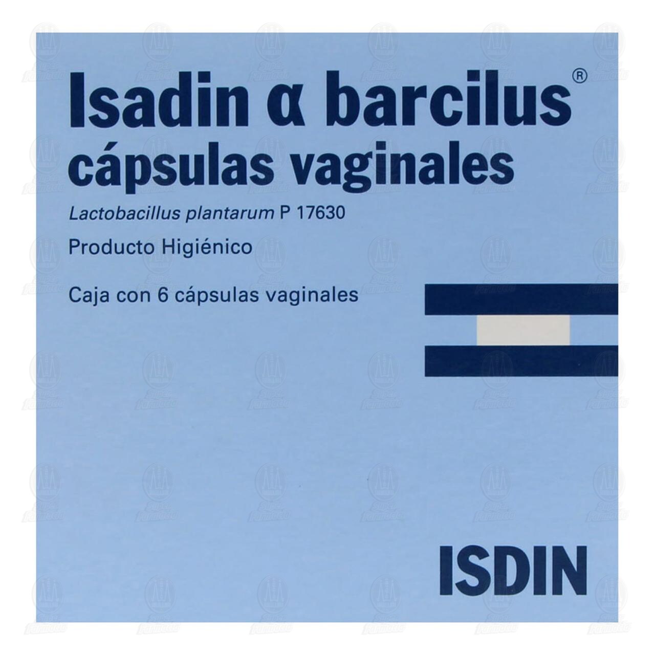Isadin Barcilus, 6 C&aacute;psulas Vaginales. image number 1