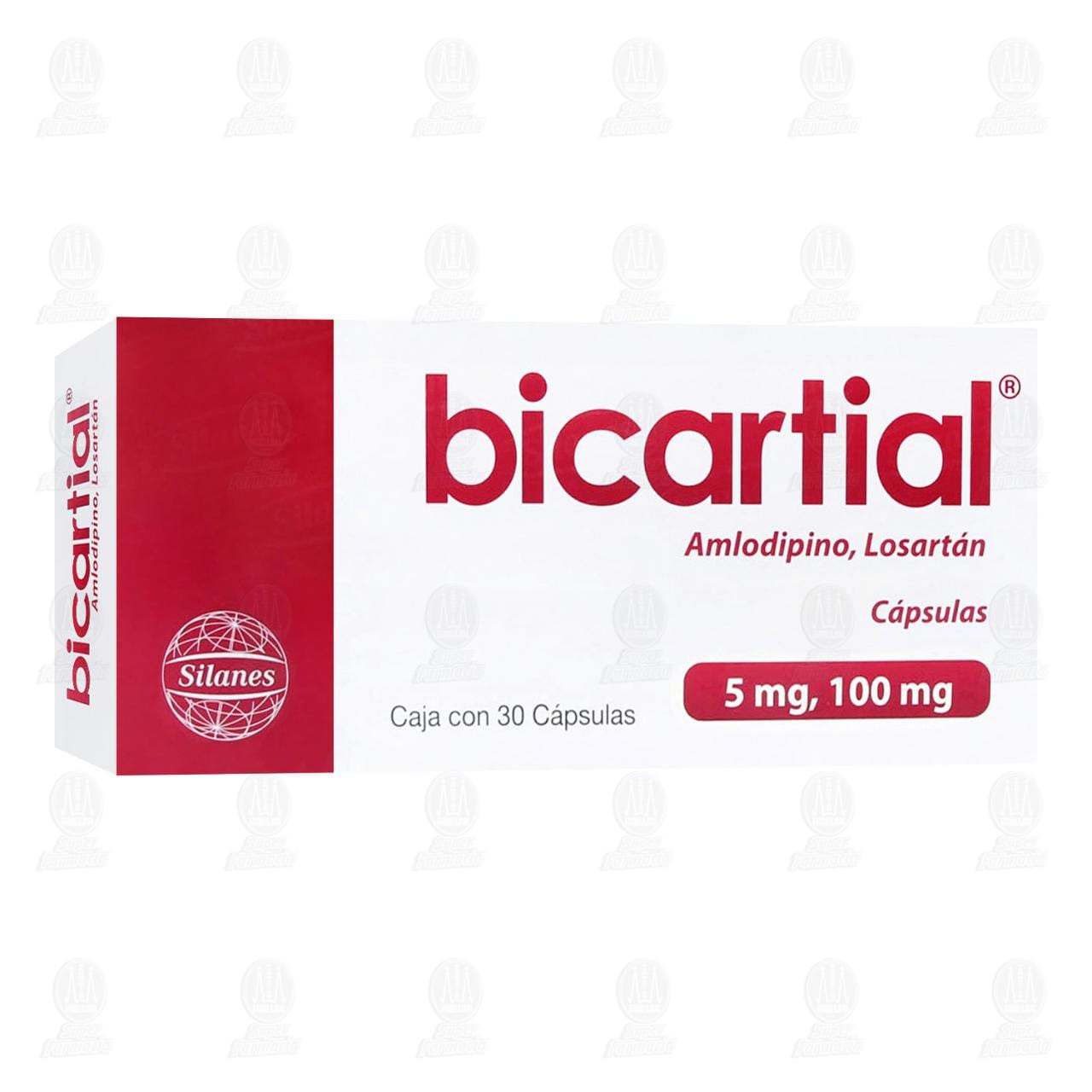 Imagen para Bicartial 5mg/100mg 30 Cápsulas