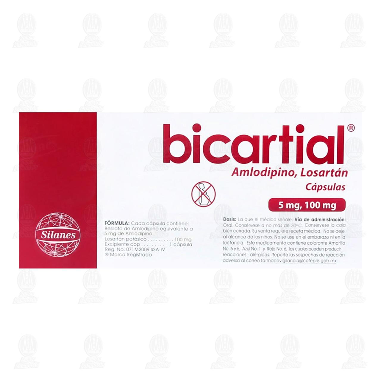 Bicartial 5mg/100mg, 30 C&aacute;psulas. image number 2