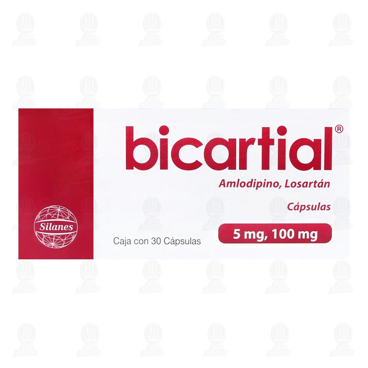 Bicartial 5mg/100mg, 30 C&aacute;psulas. image number 1