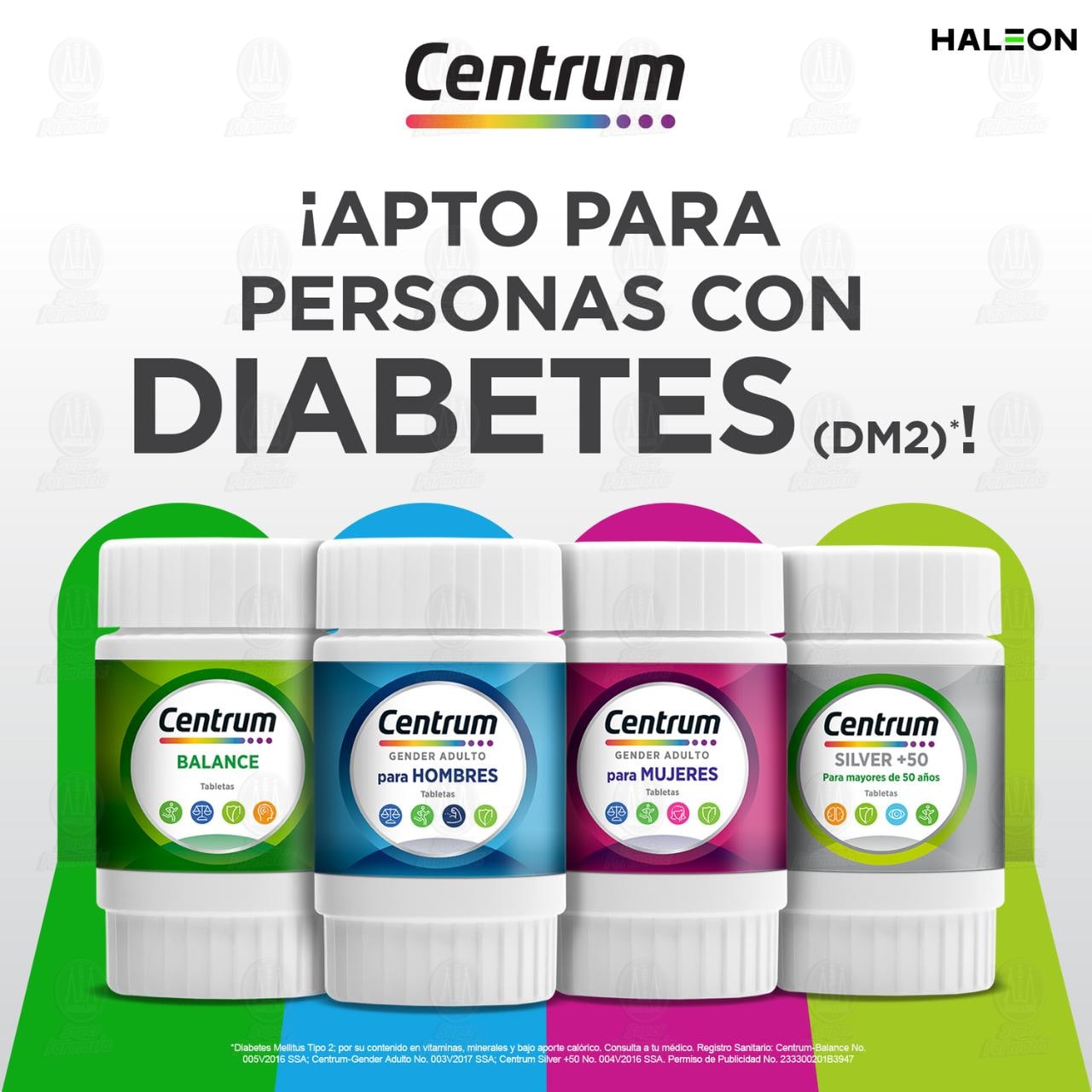Centrum Gender Adulto para Mujer Multivitam&iacute;nico con Vitaminas C, E, Calcio, Hierro y Retinol, 60 Tabletas. image number 4