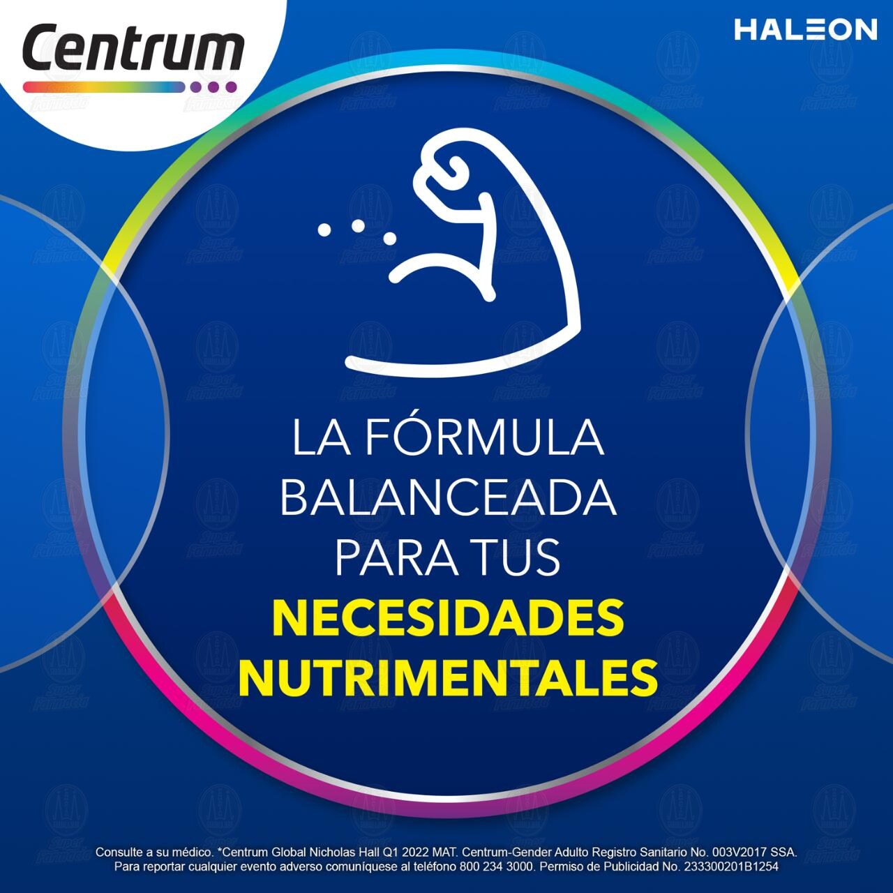 Centrum Gender Adulto para Hombre Multivitam&iacute;nico con Vitaminas B, C, Magnesio, Calcio y Manganeso, 60 Tabletas. image number 2