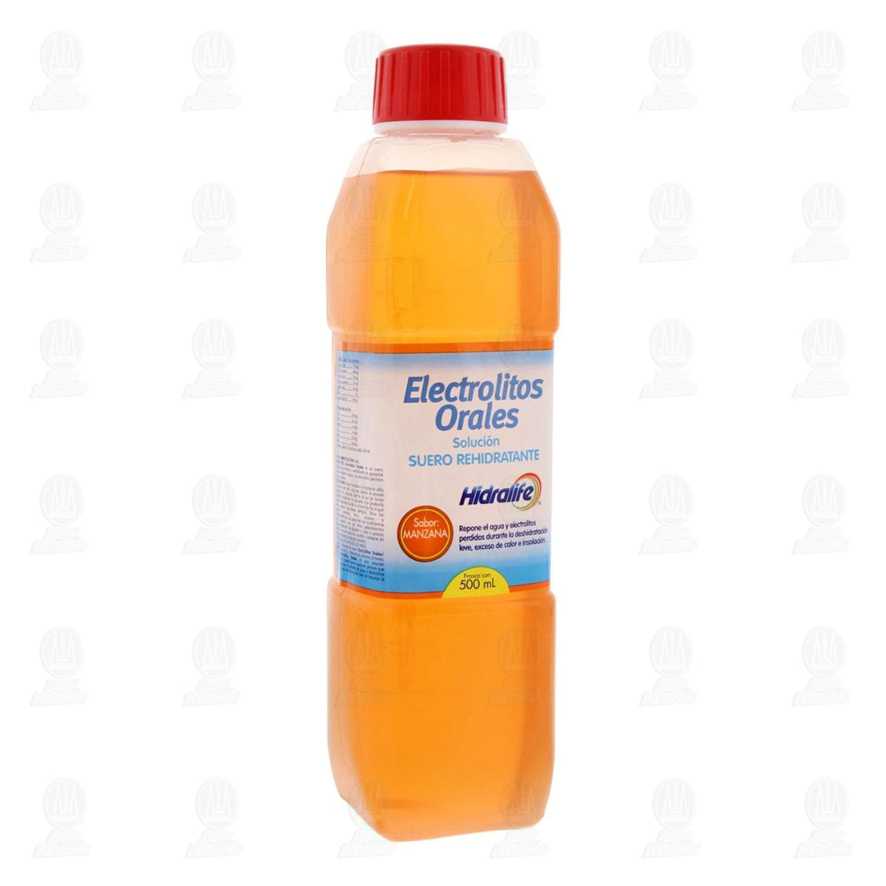 Suero Rehidratante Hidralife Sabor Manzana, 500 ml.