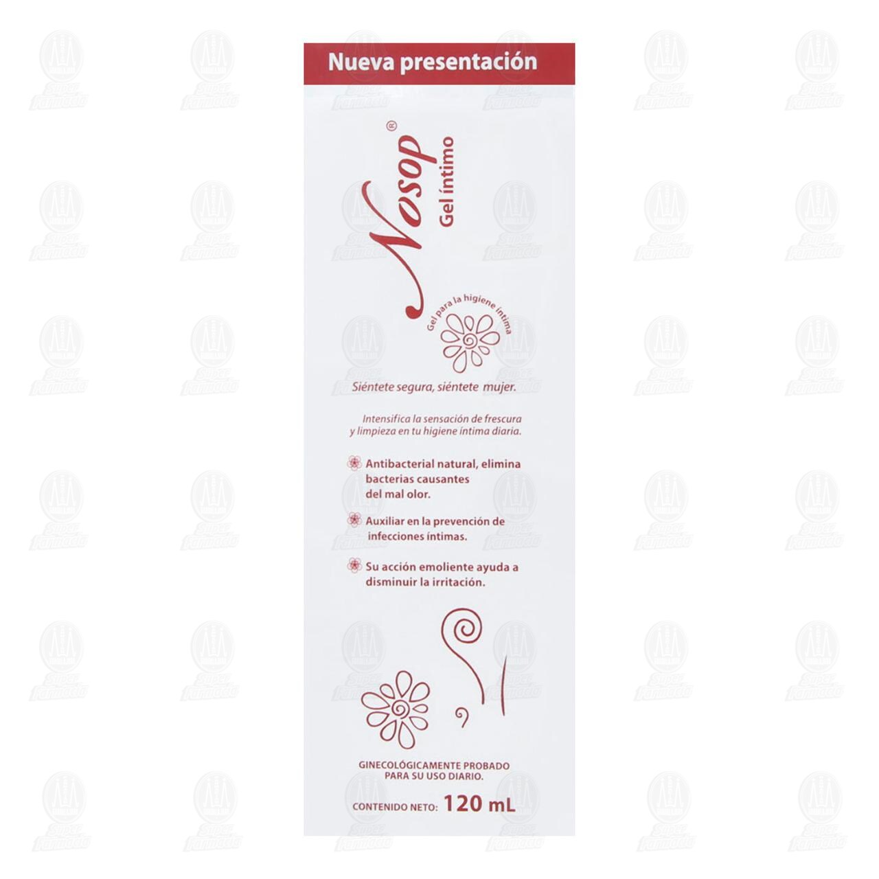 Nosop Gel &Iacute;ntimo, 120 ml. image number 1