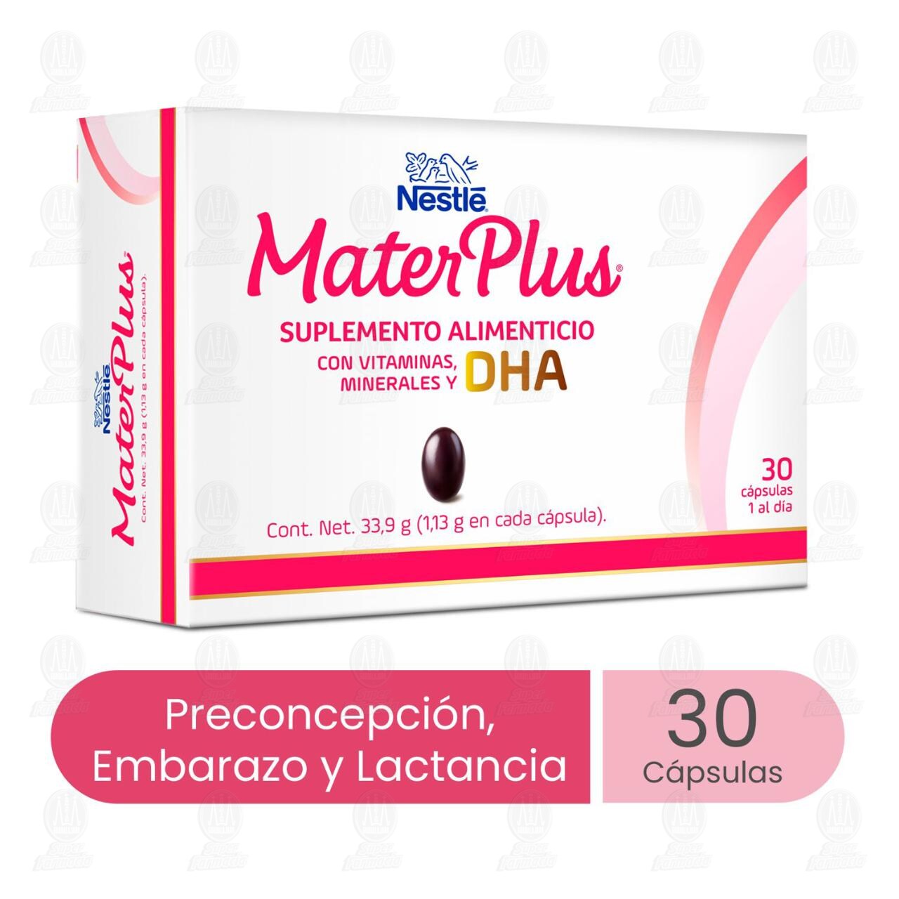 MaterPlus Nestlé, 30 Cápsulas. de MATER | Farmacias Guadalajara