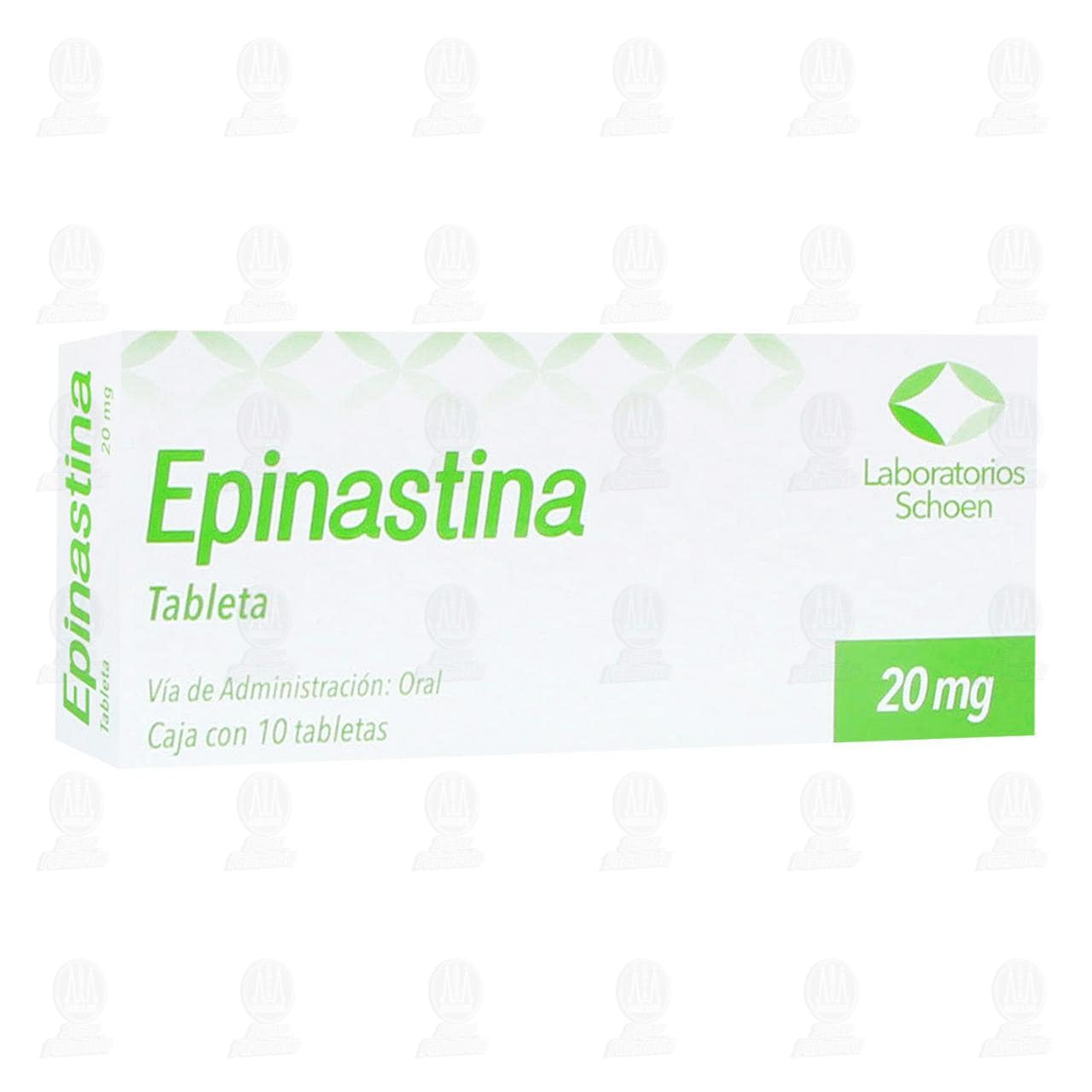 Epinastina 20 mg, 10 Tabletas. image number 0