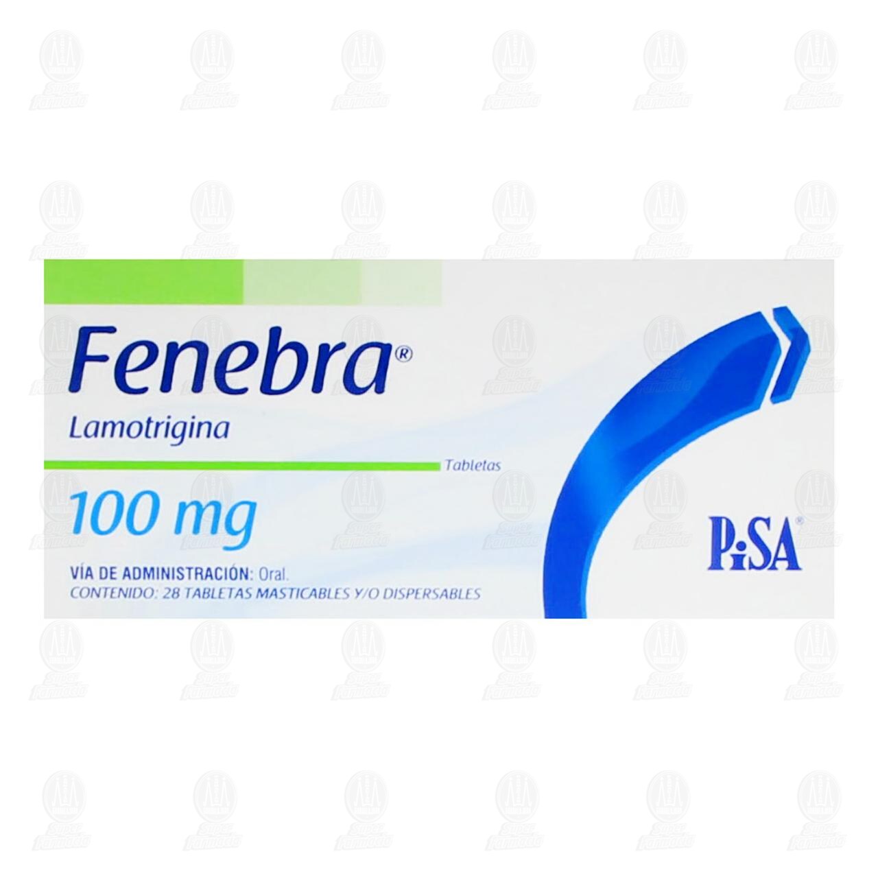 Fenebra 100 mg, 28 Tabletas. image number 1
