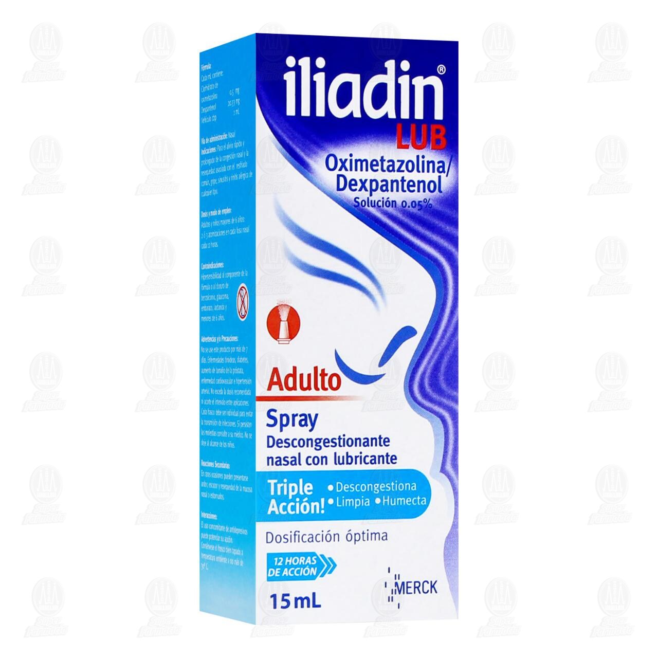 Iliadin Lub Adulto Descongestionante Nasal, 0.05% 15 ml. image number 0