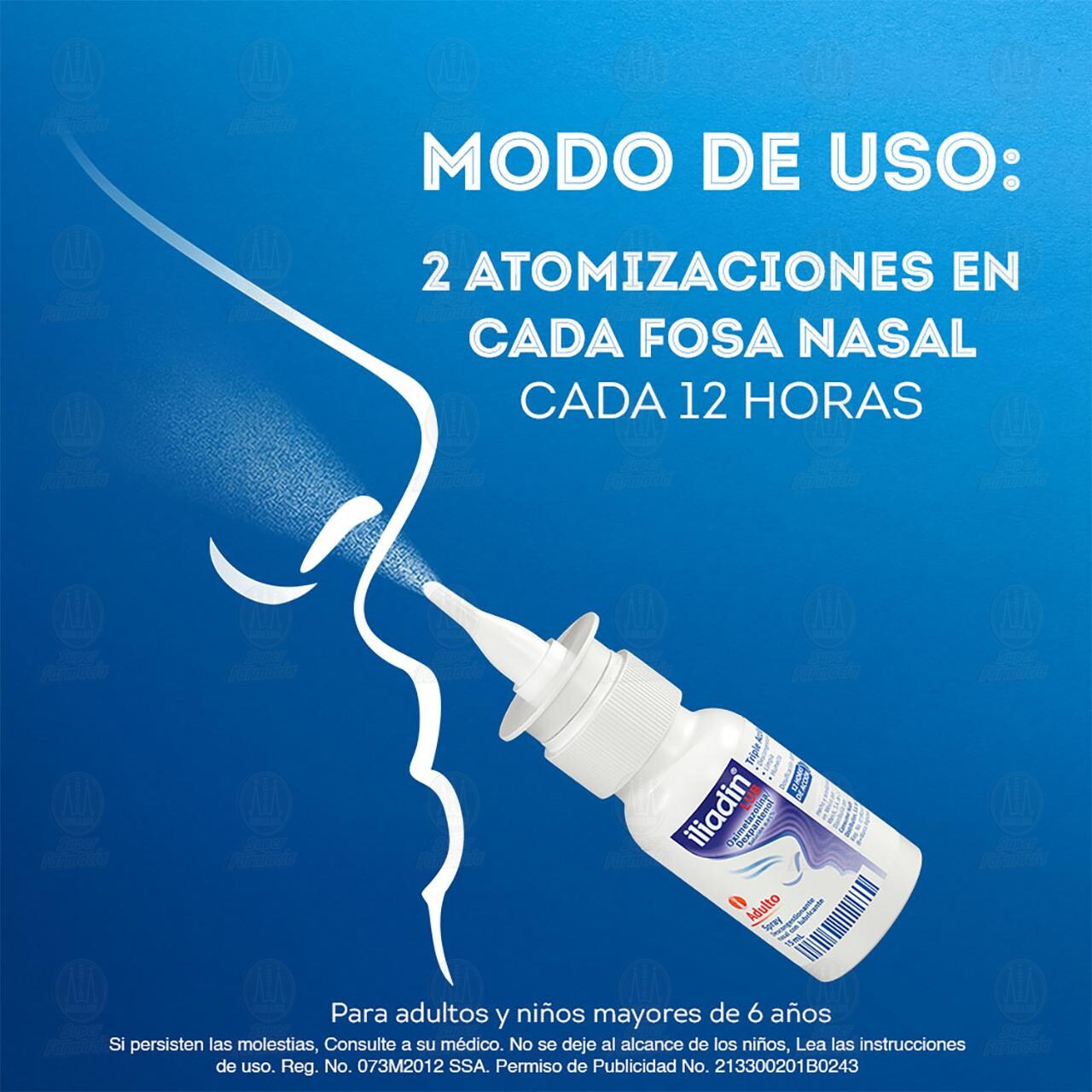 Iliadin Lub Adulto Descongestionante Nasal, 0.05% 15 ml. image number 3