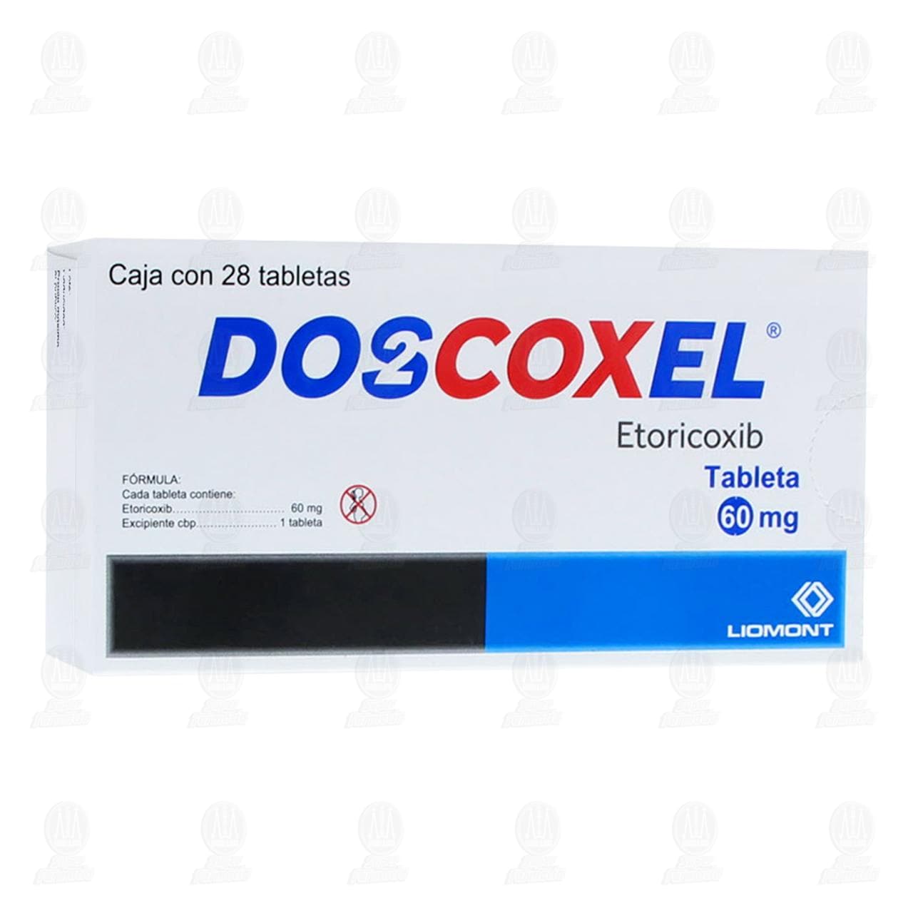 Doscoxel 60 mg, 28 Tabletas. image number 0