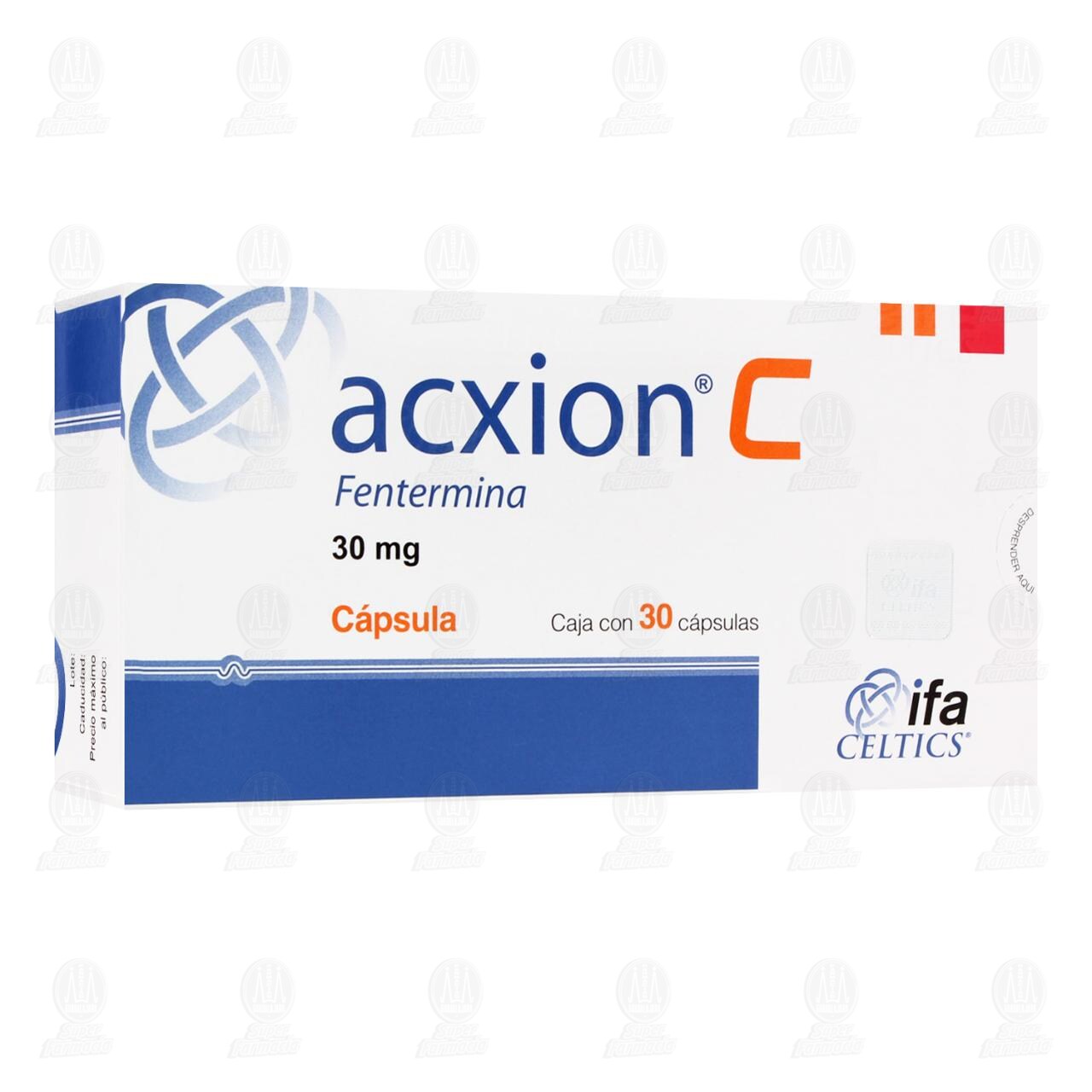 Acxion C 30 mg, 30 Cápsulas.