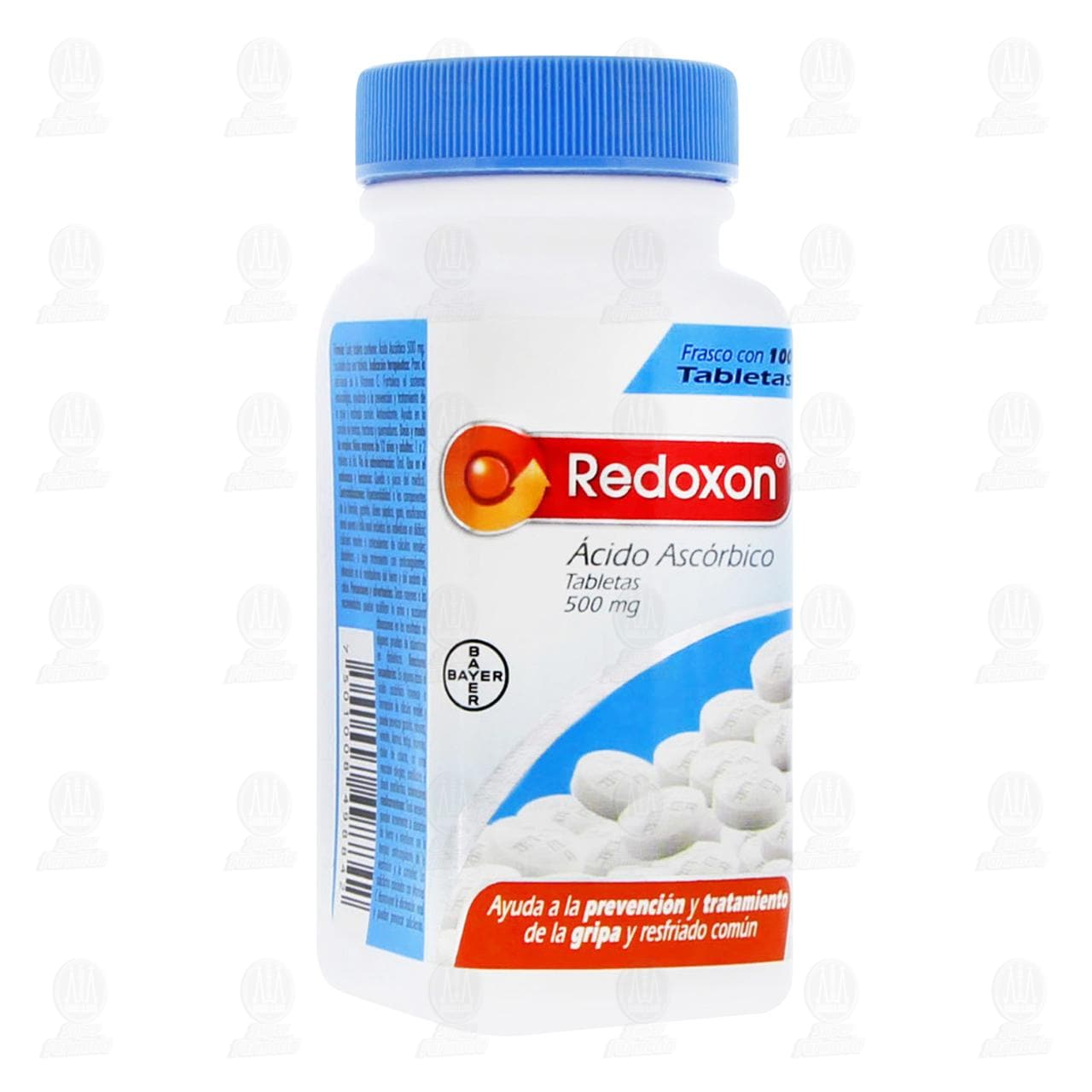Redoxon Oral 500 mg Vitamina C, 100 Tabletas Orales.