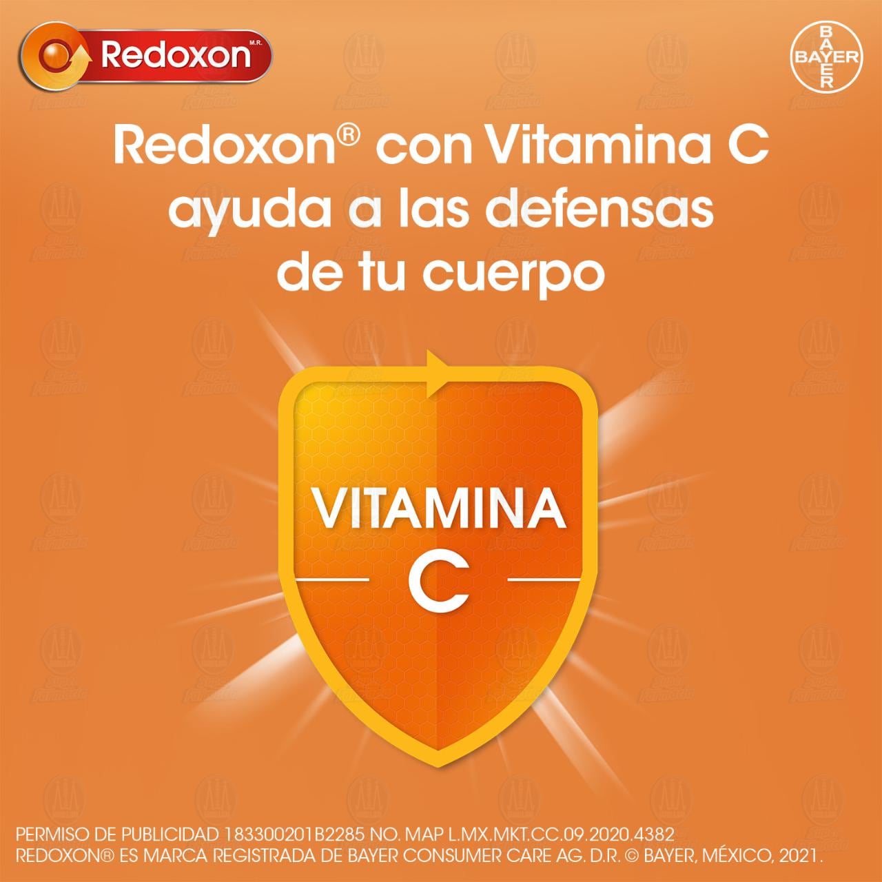 Redoxon Oral 500 mg Vitamina C, 100 Tabletas Orales. image number 4
