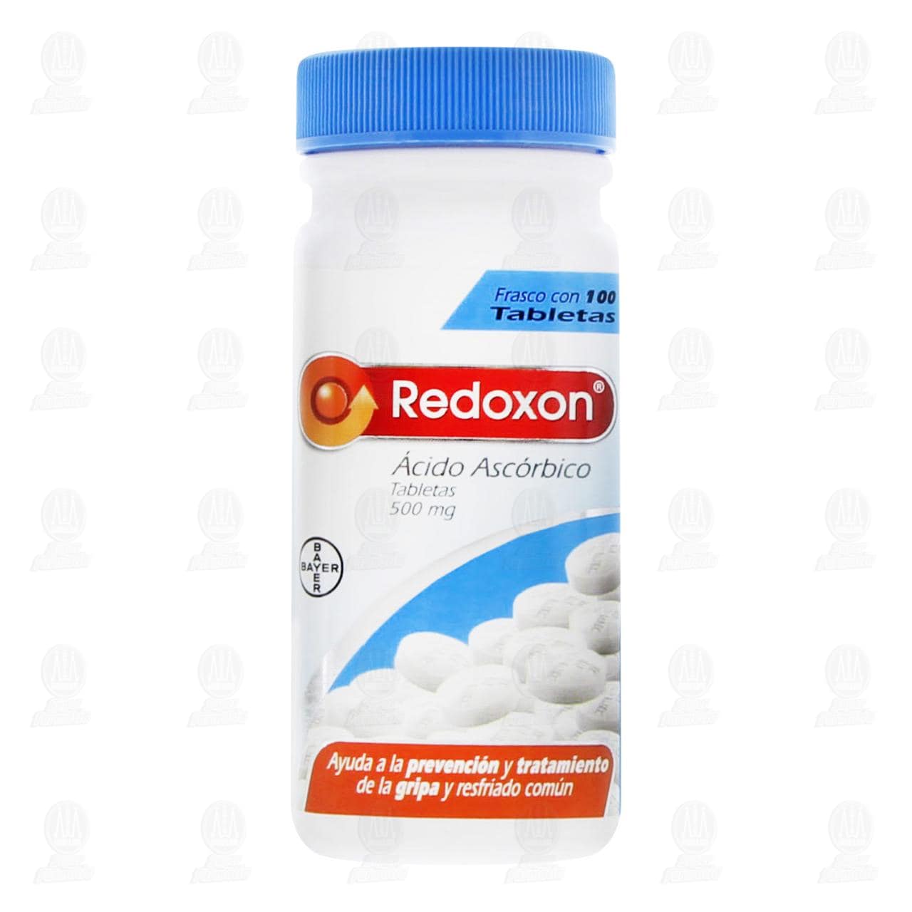 Redoxon Oral 500 mg Vitamina C, 100 Tabletas Orales. image number 1