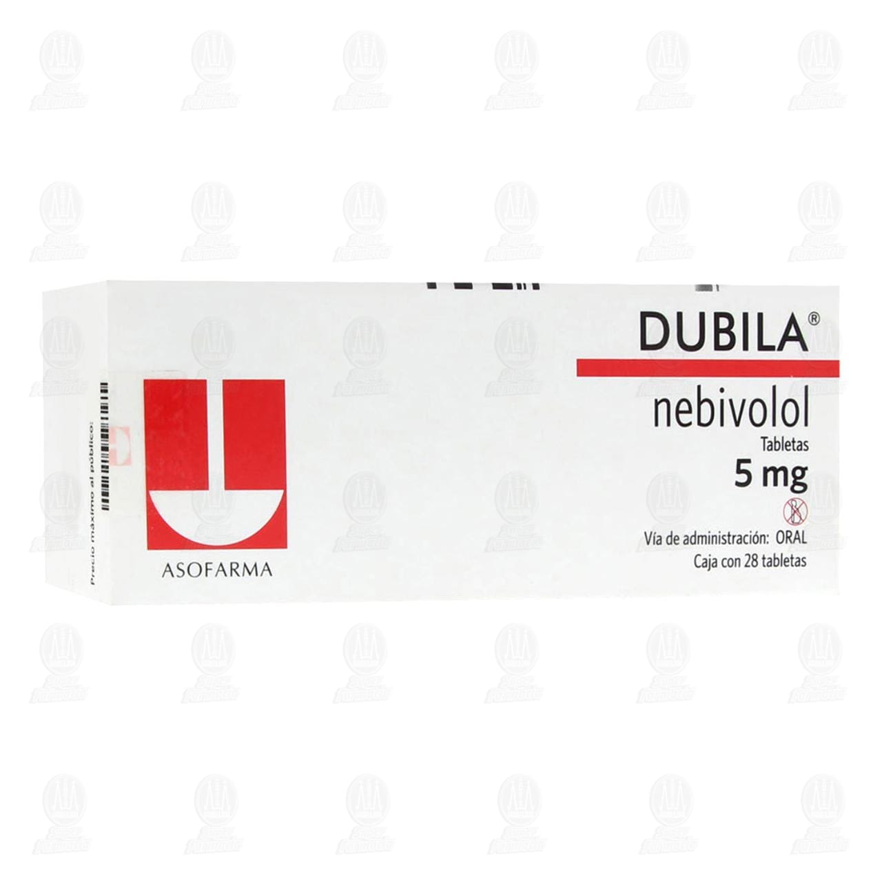Imagen para Dubila Nebivolol Tabletas 5 Mg