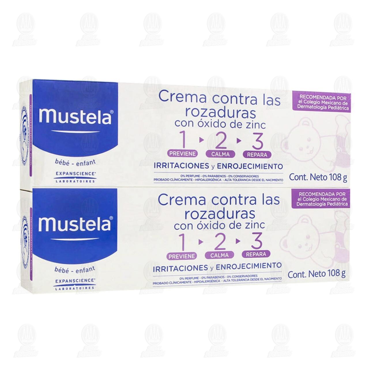 Cremas para Bebé Mustela Contra Rozaduras, 2 pzas.