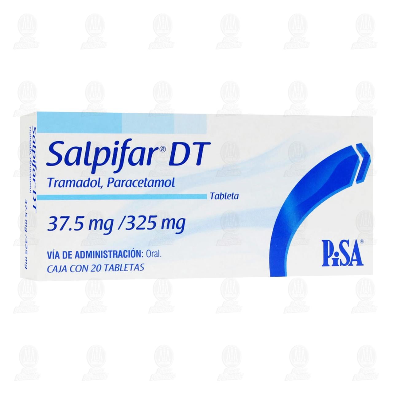 Salpifar DT 37.5/325mg, 20 Tabletas.