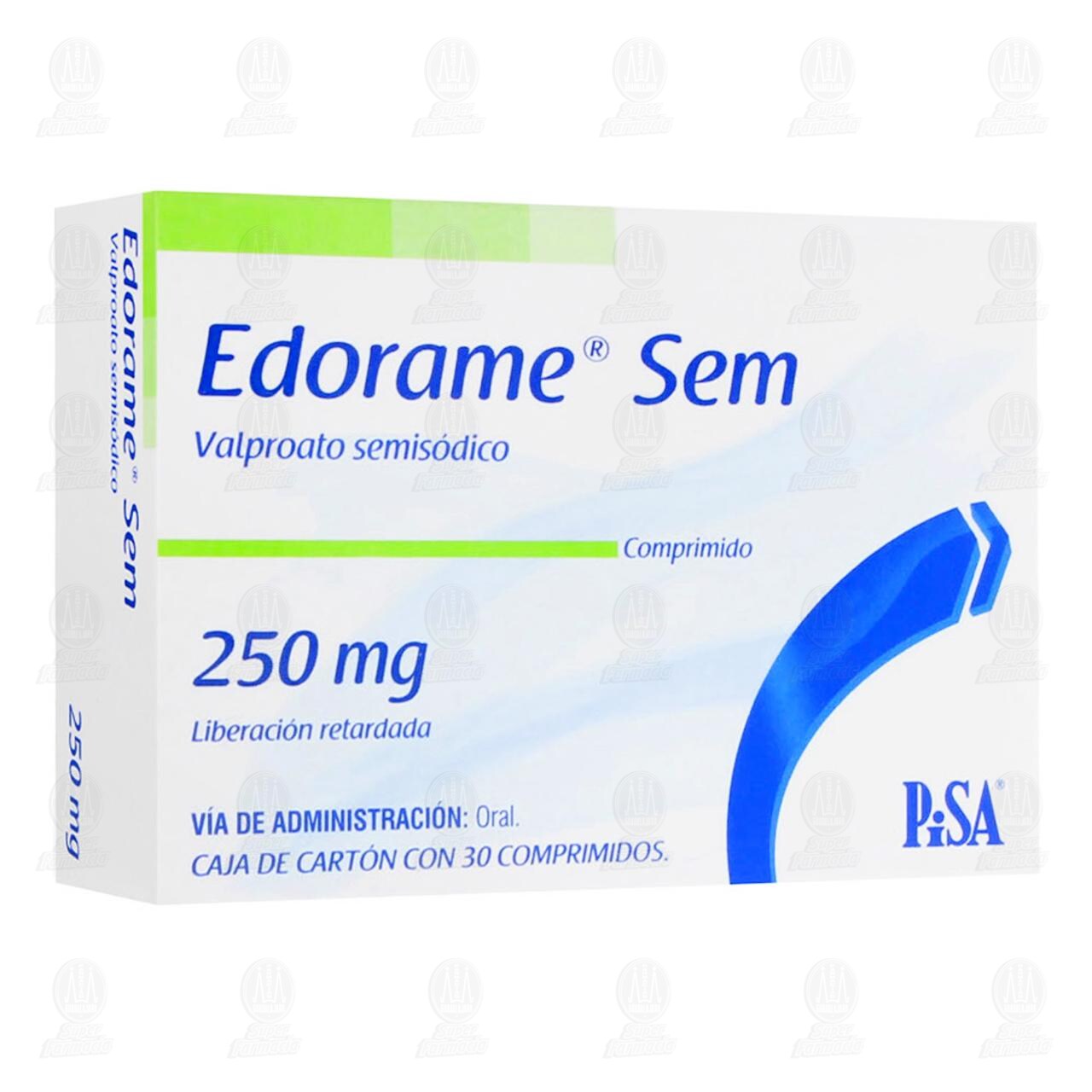 Edorame Sem 250 mg, 30 Comprimidos. image number 0