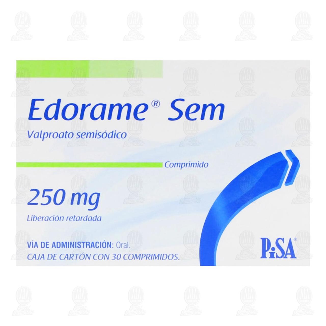 Edorame Sem 250 mg, 30 Comprimidos. image number 1