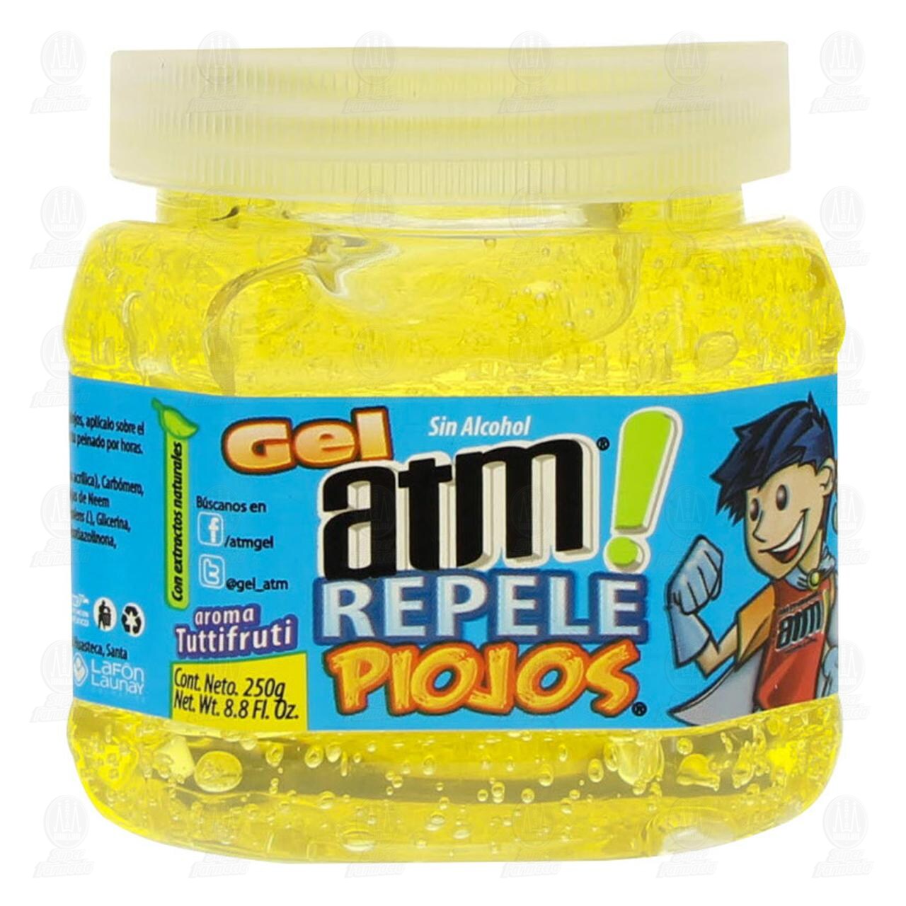 Gel para Cabello Atm Repele Piojos Sin Alcohol, 250 gr. image number 1