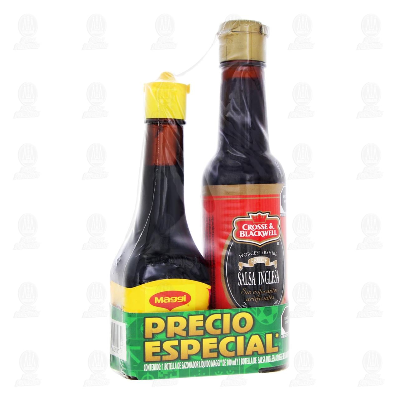 Imagen para Pack La Pareja Perfecta Precio Especial Sazonador Maggi 100 ml + Salsa Inglesa Crosse & Blackwell 145 ml, 2 pzas.