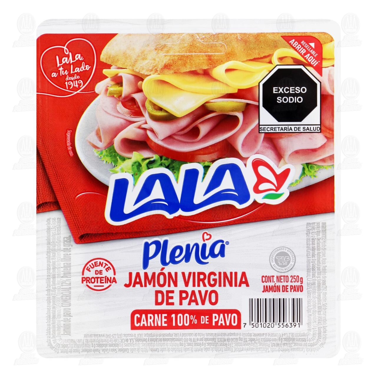 Jam&oacute;n Lala Plenia Virginia de Pavo, 250 gr. image number 0