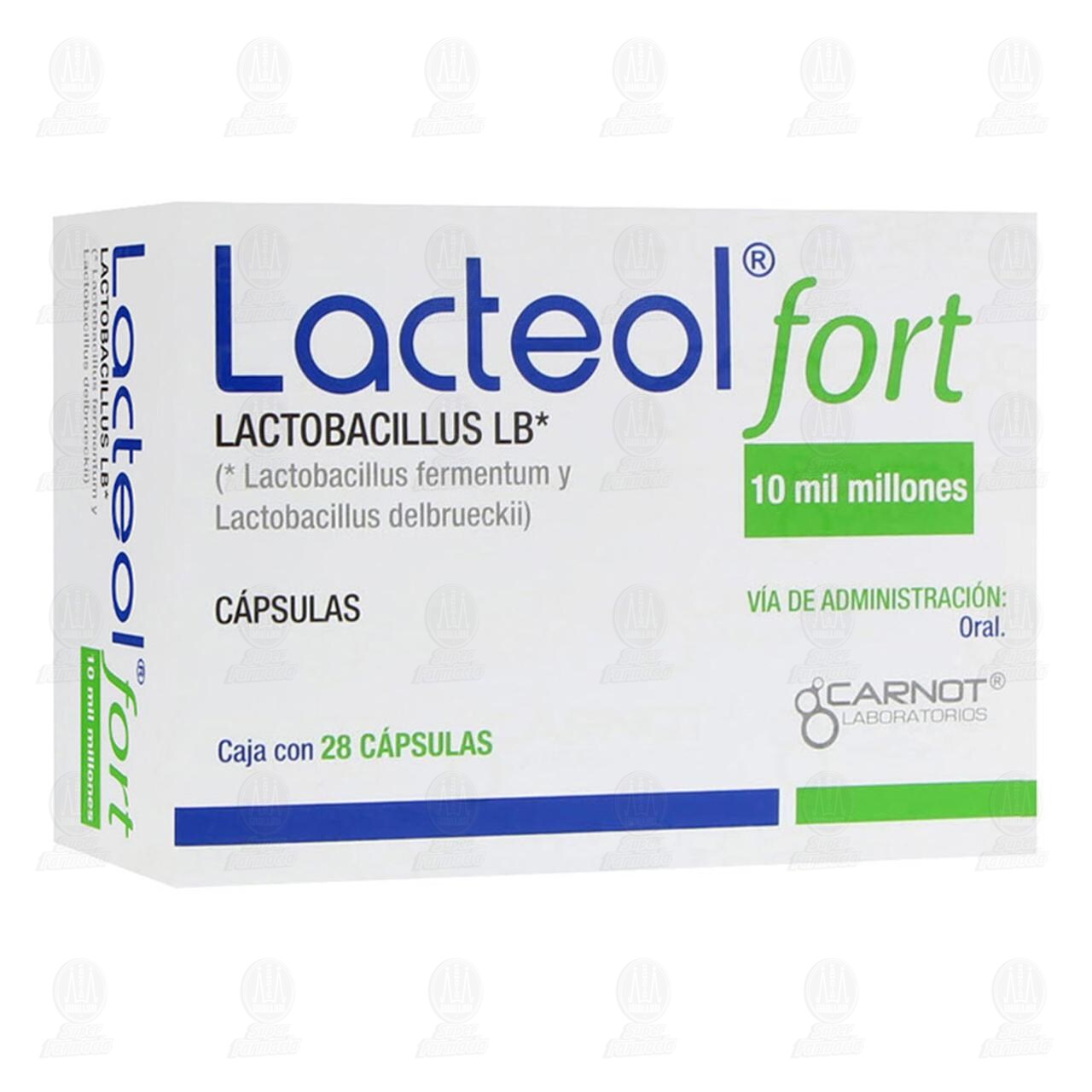 Lacteol Fort 10 Mil Millones, 28 C&aacute;psulas. image number 0