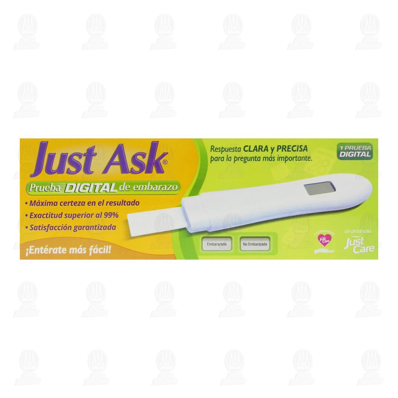 Prueba de Embarazo Just Ask Digital, 1 pz. image number 1