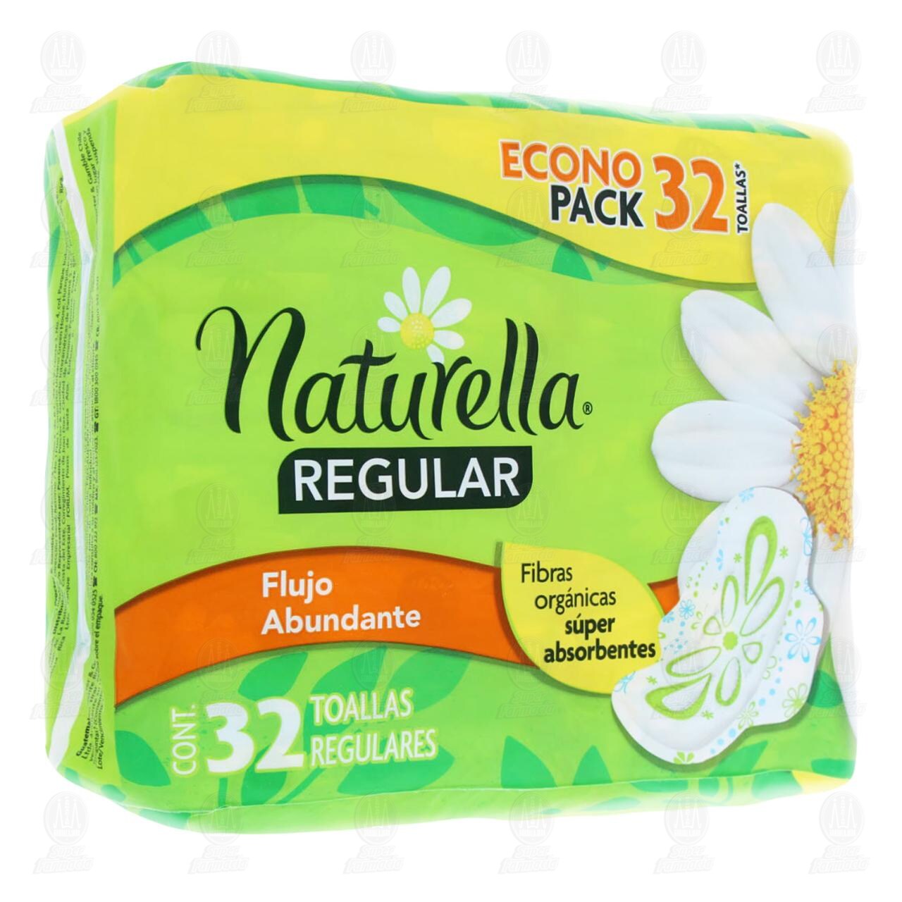 Toallas Femeninas Naturella con Alas, 32 pzas. image number 0