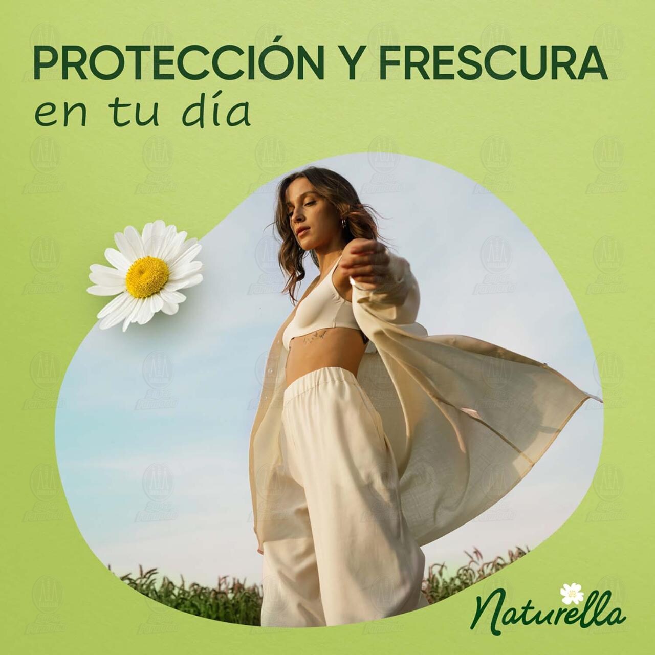 Toallas Femeninas Naturella con Alas, 32 pzas. image number 4