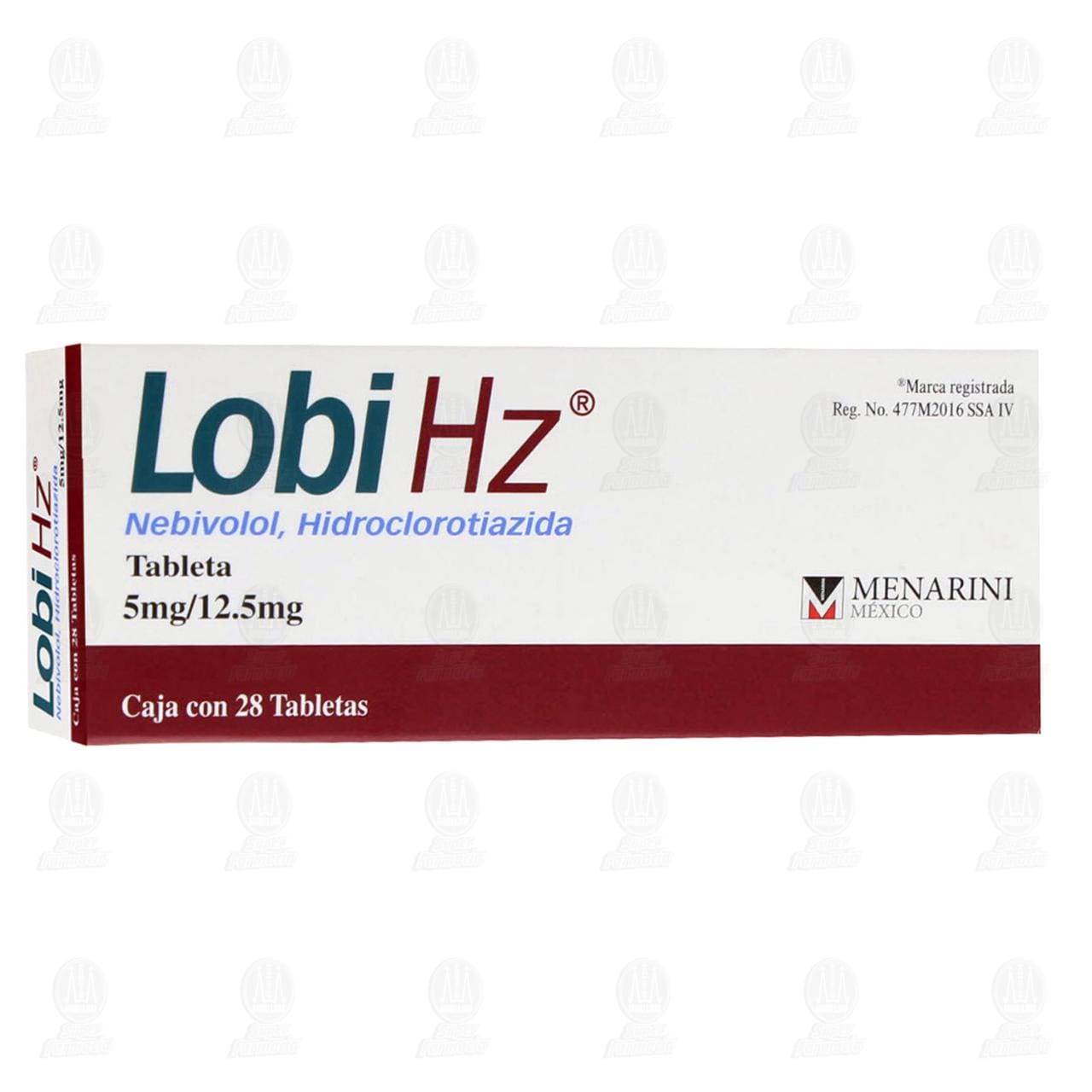 Imagen para Lobi HZ 5mg/12.5mg 28 Tabletas