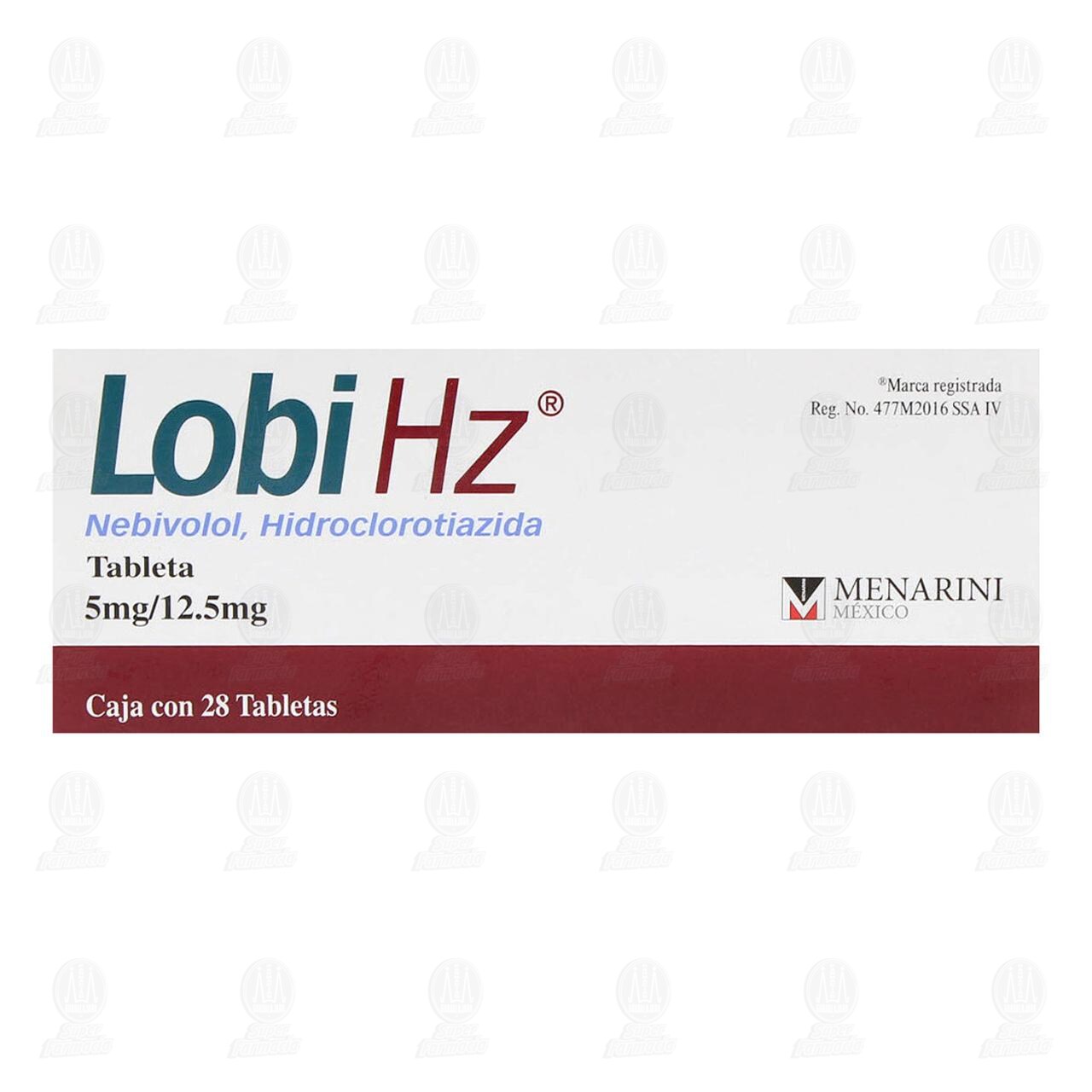 Lobi HZ 5mg/12.5mg, 28 Tabletas. image number 1