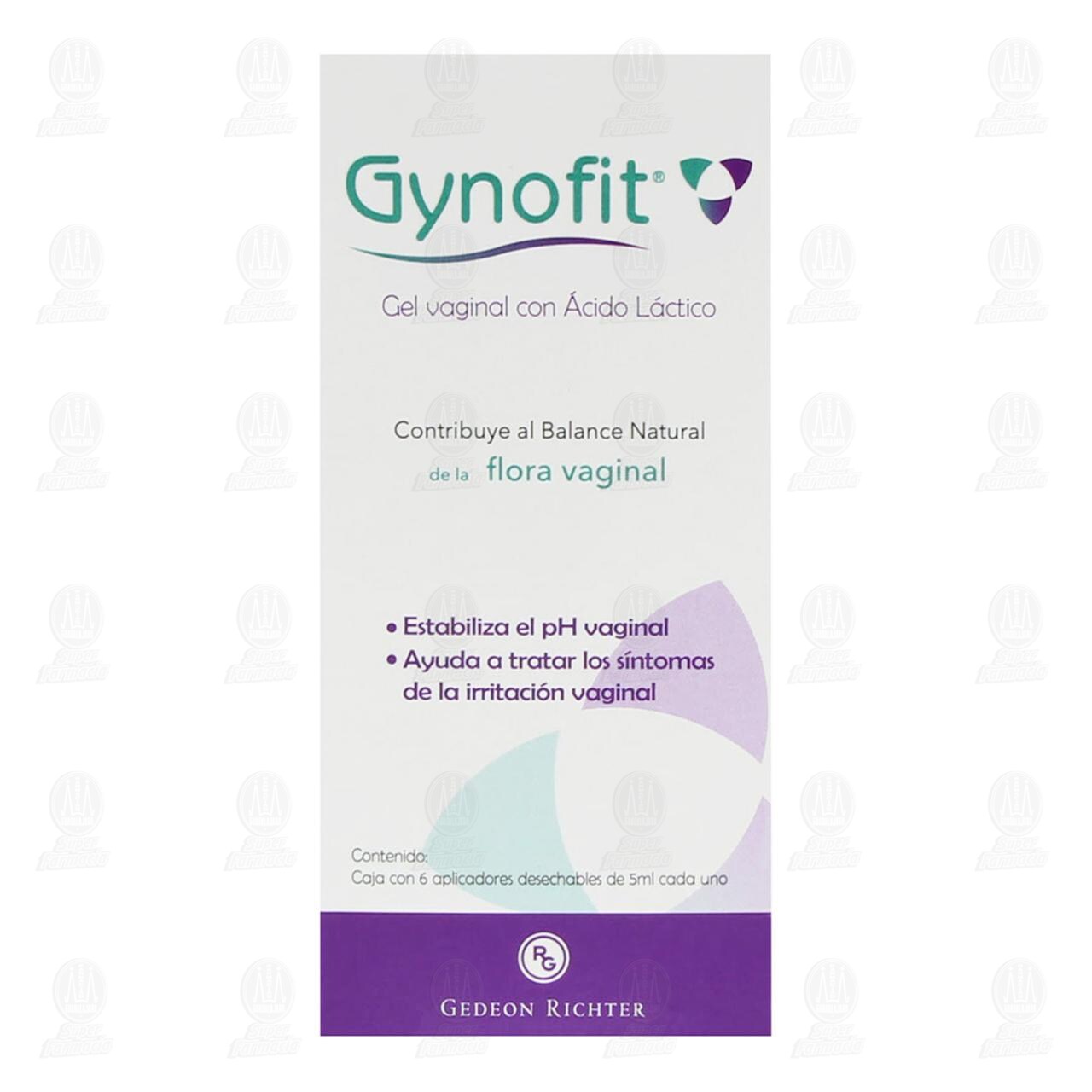 Gynofit Gel Vaginal, 6 Aplicadores de 5 ml c/u. image number 1