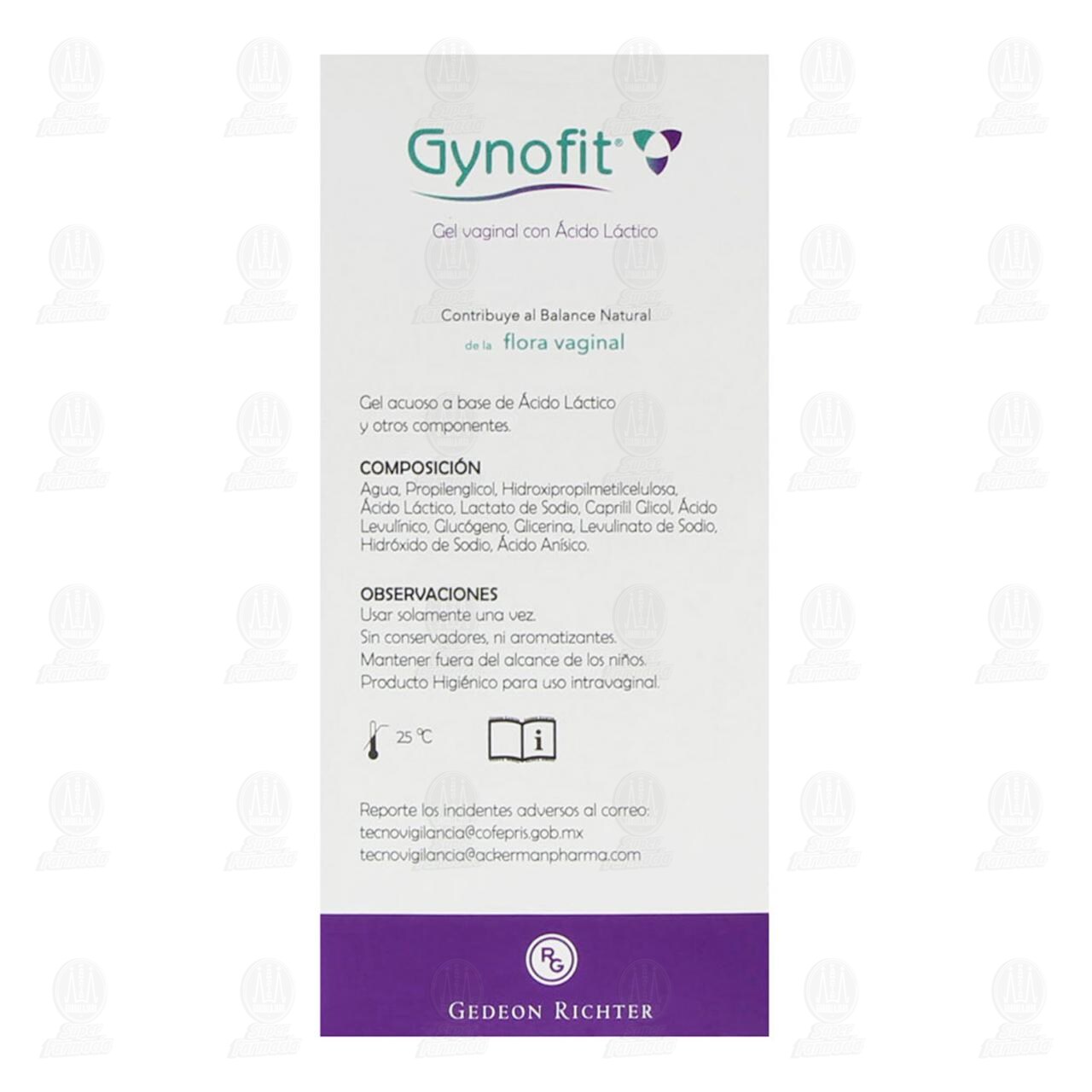 Gynofit Gel Vaginal, 6 Aplicadores de 5 ml c/u. image number 2