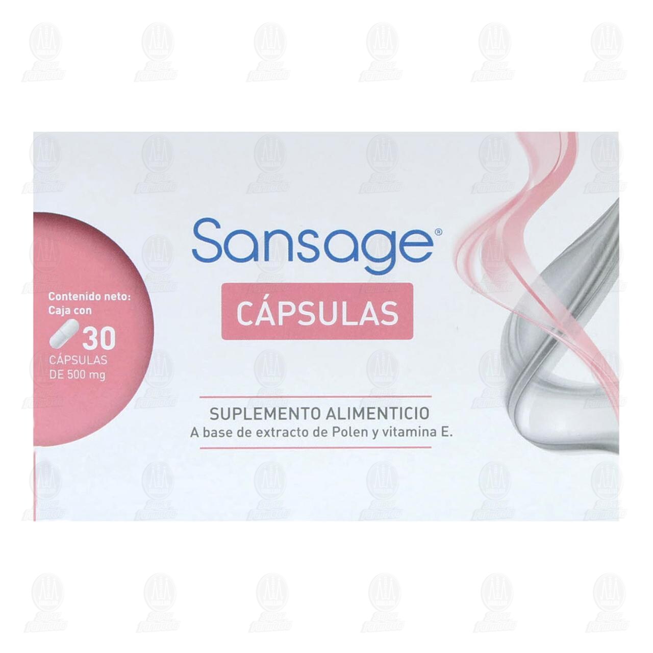 Sansage 500 mg, 30 C&aacute;psulas. image number 1