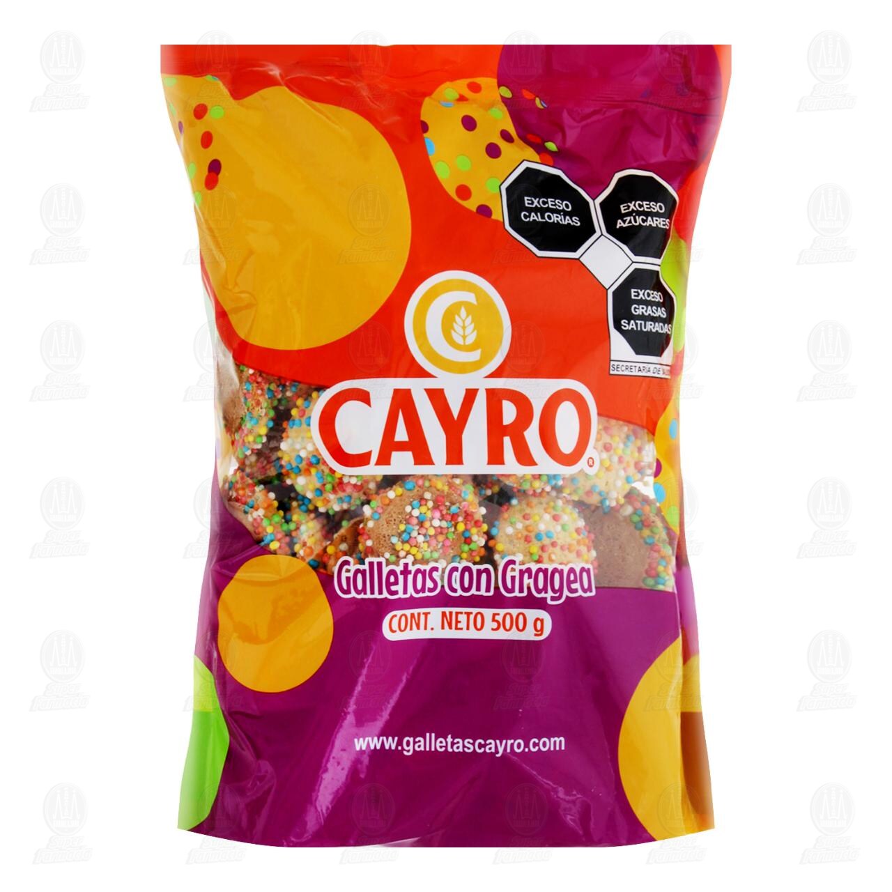 Galletas Cayro con Gragea, 500 gr. image number 0