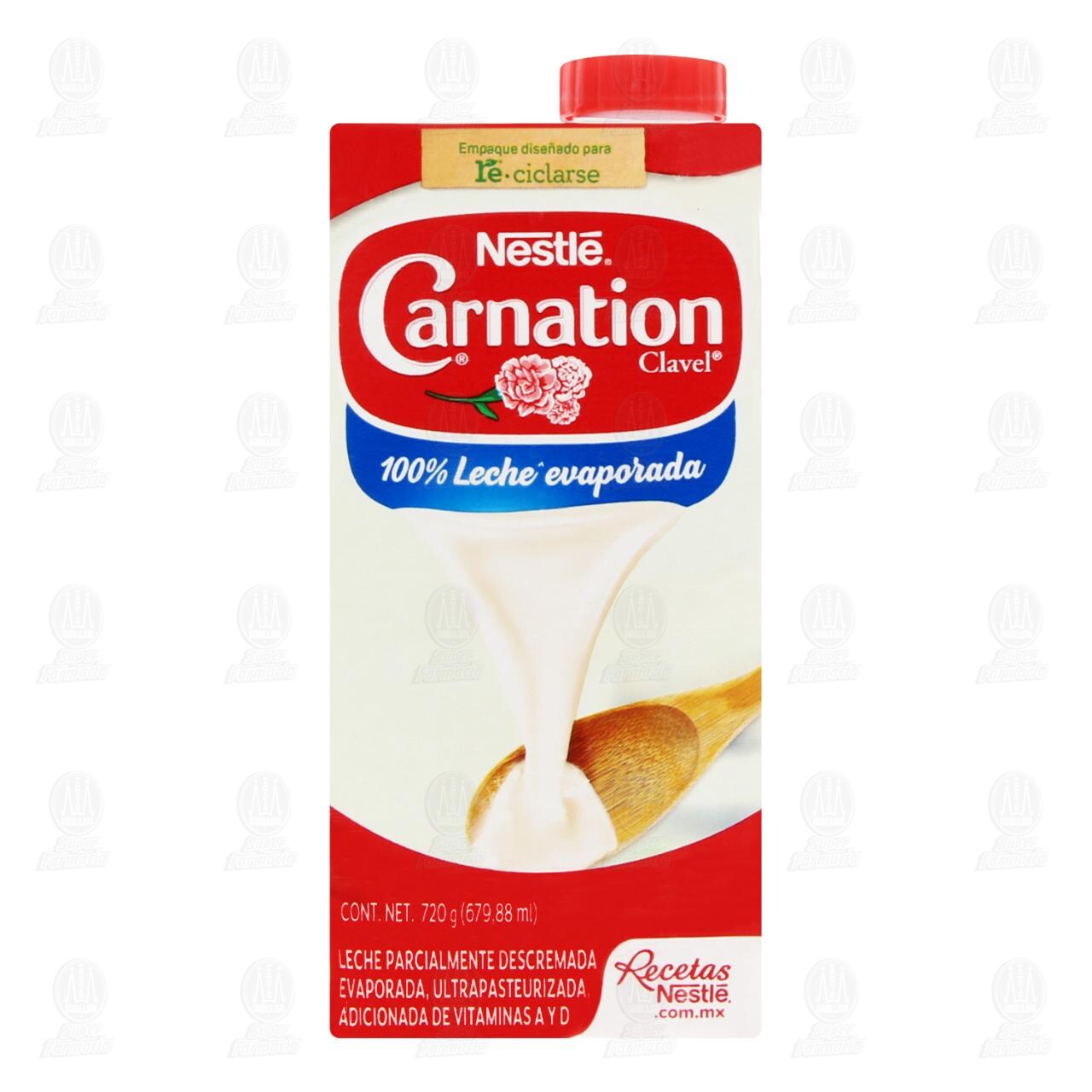 Leche Nestlé Carnation Clavel Evaporada, 720 gr. image number 1
