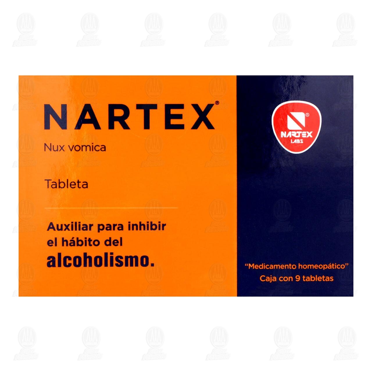 Nartex, 9 Tabletas. image number 1